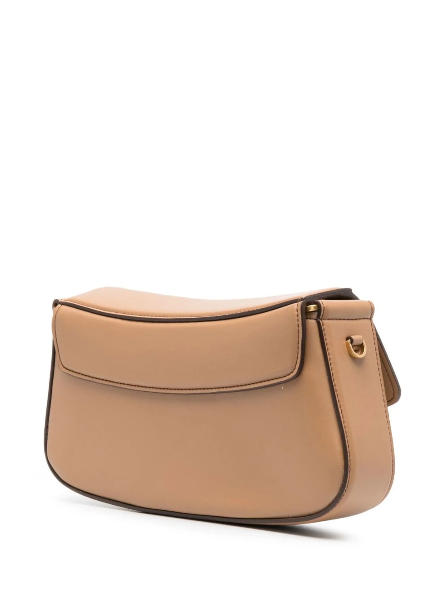 logo clasp flap shoulder bag
