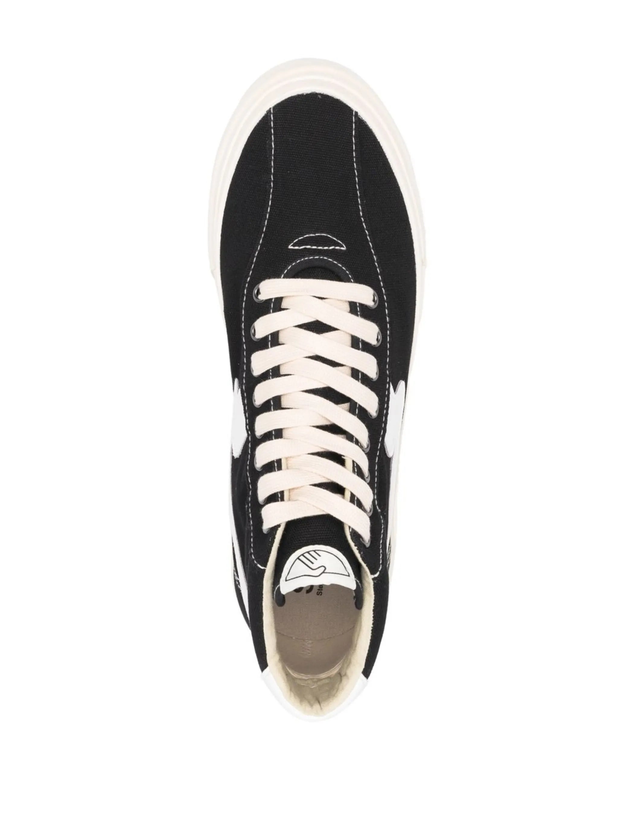high-top lace-up sneakers