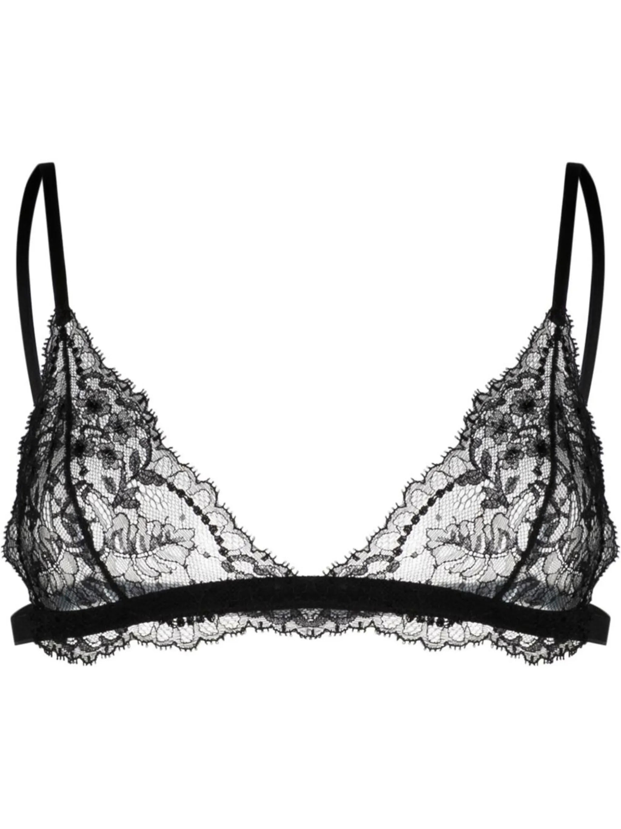 chantilly-lace triangle bra