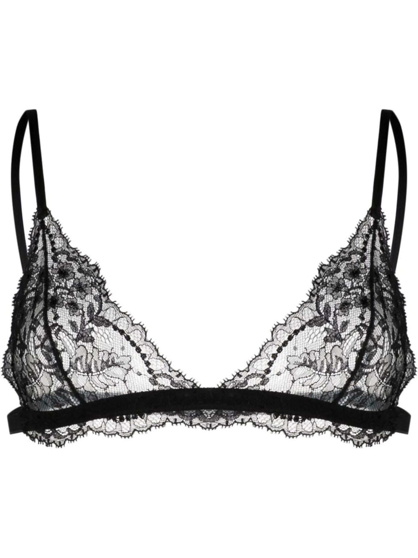 chantilly-lace triangle bra