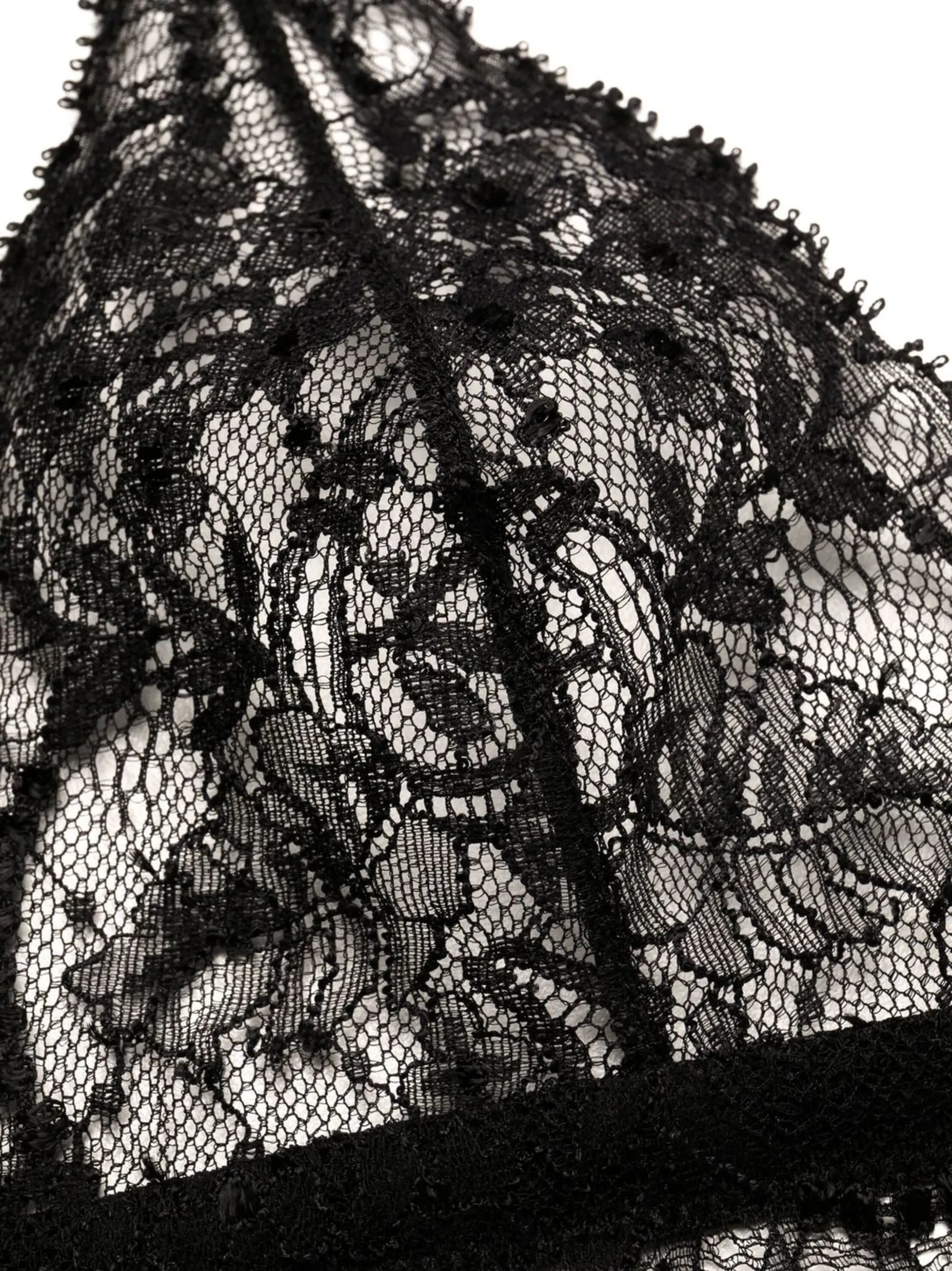 chantilly-lace triangle bra