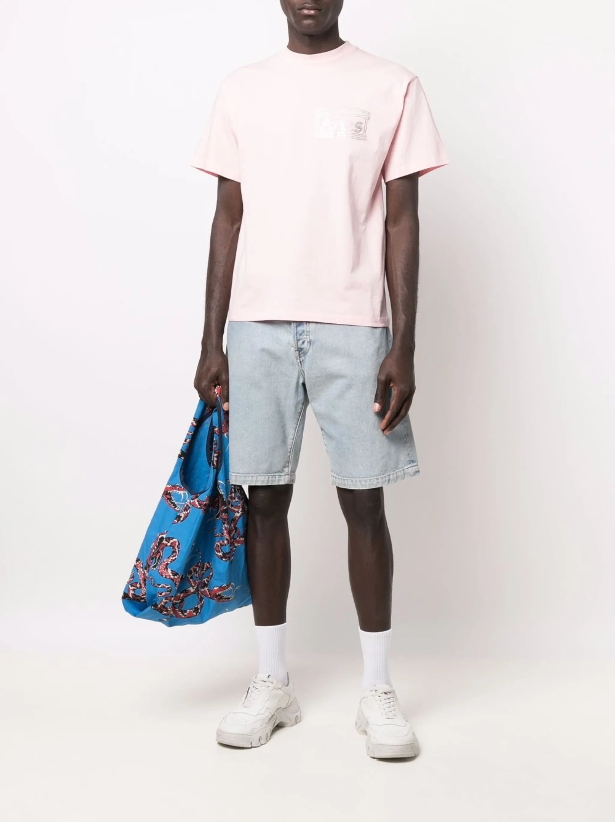 logo-embellished cotton T-shirt