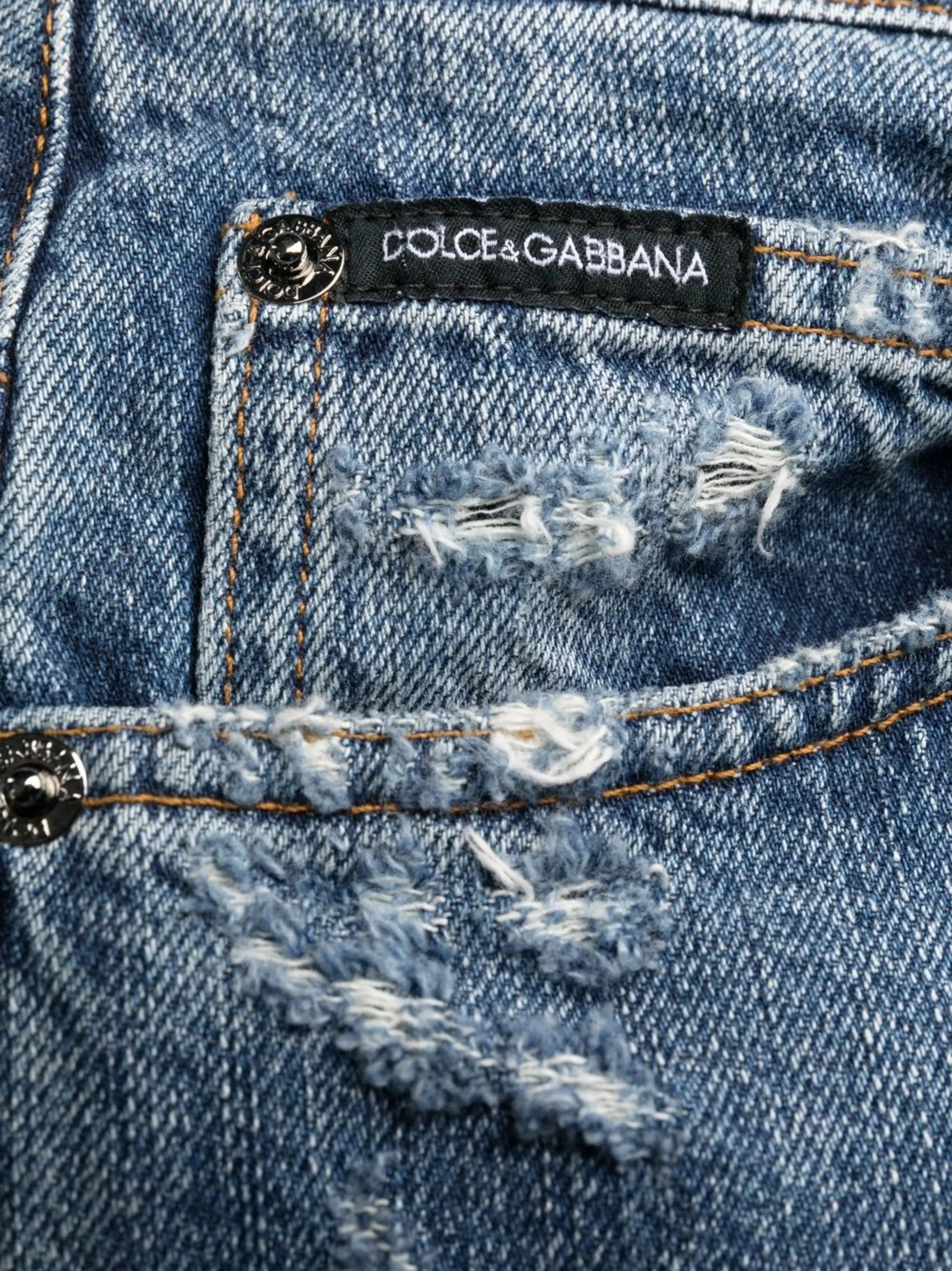 logo-plaque denim jeans