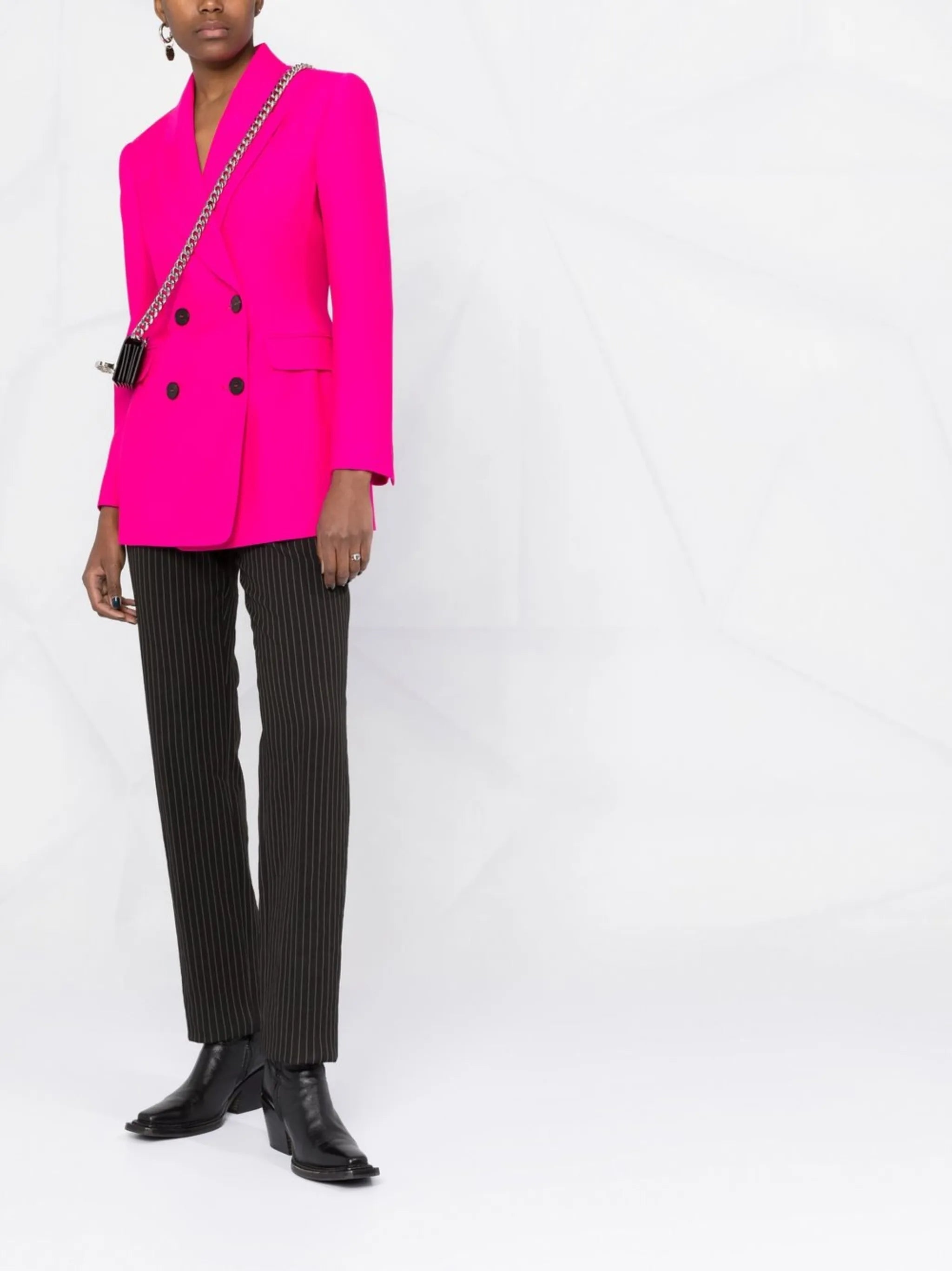 double-breasted blazer