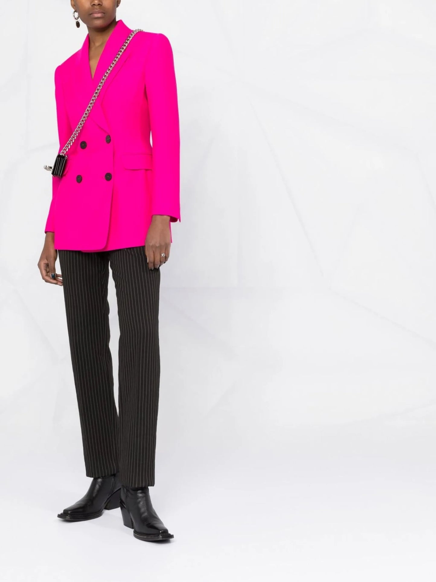 double-breasted blazer
