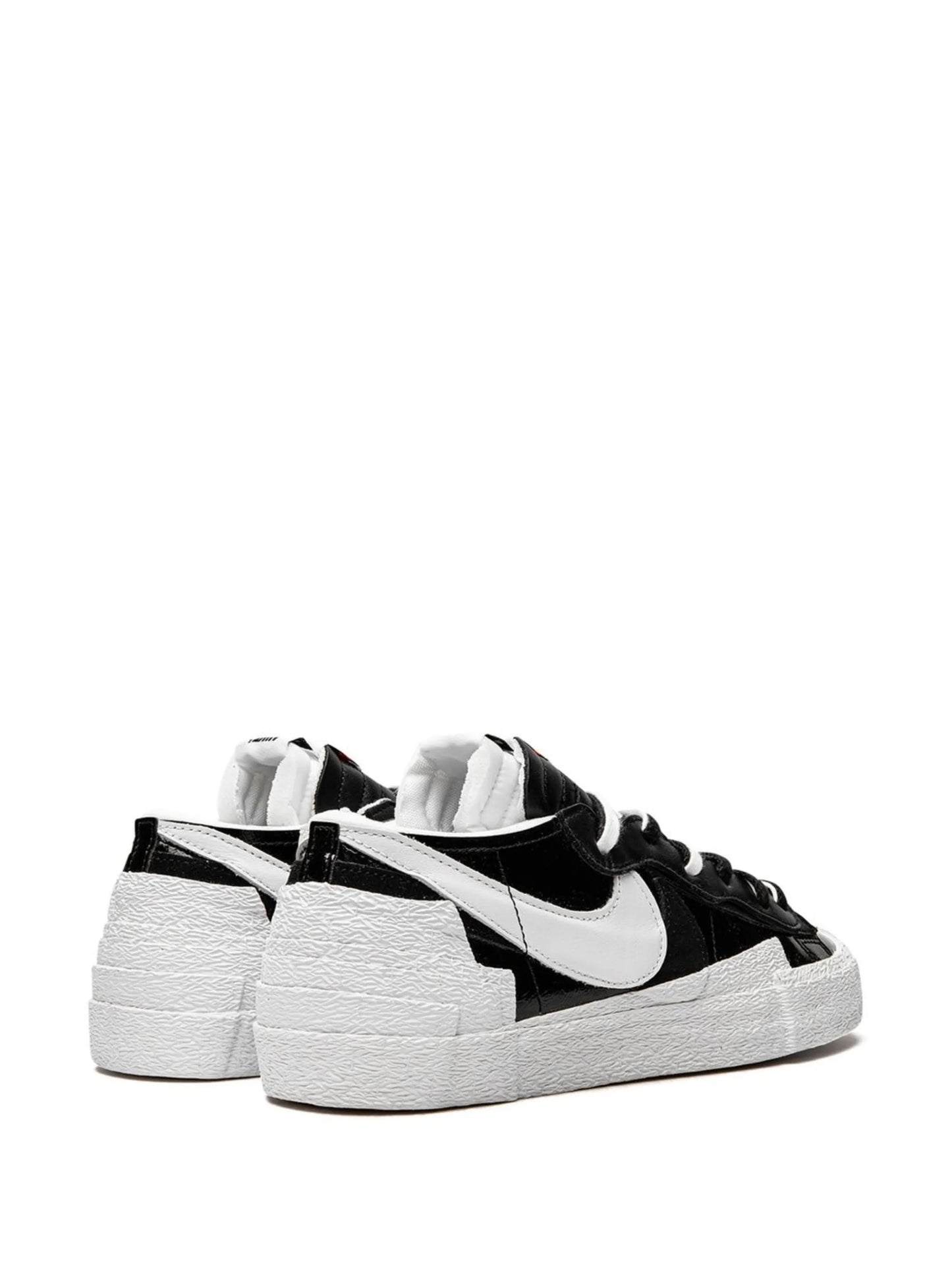 x sacai Blazer Low "Black Patent Leather" sneakers