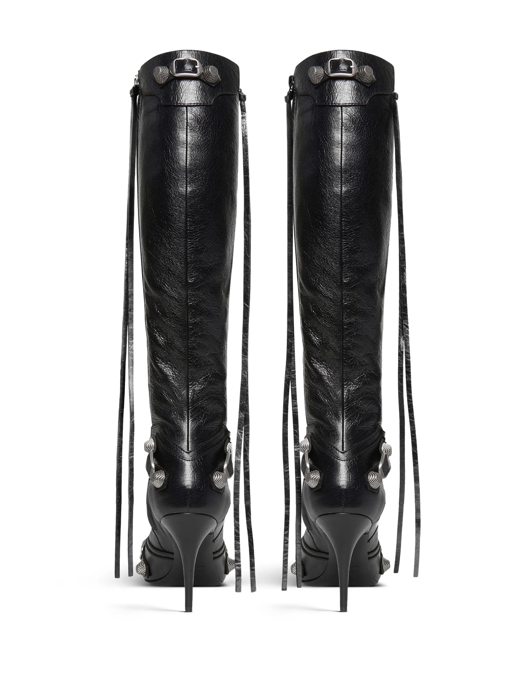 90mm Cagole leather boots