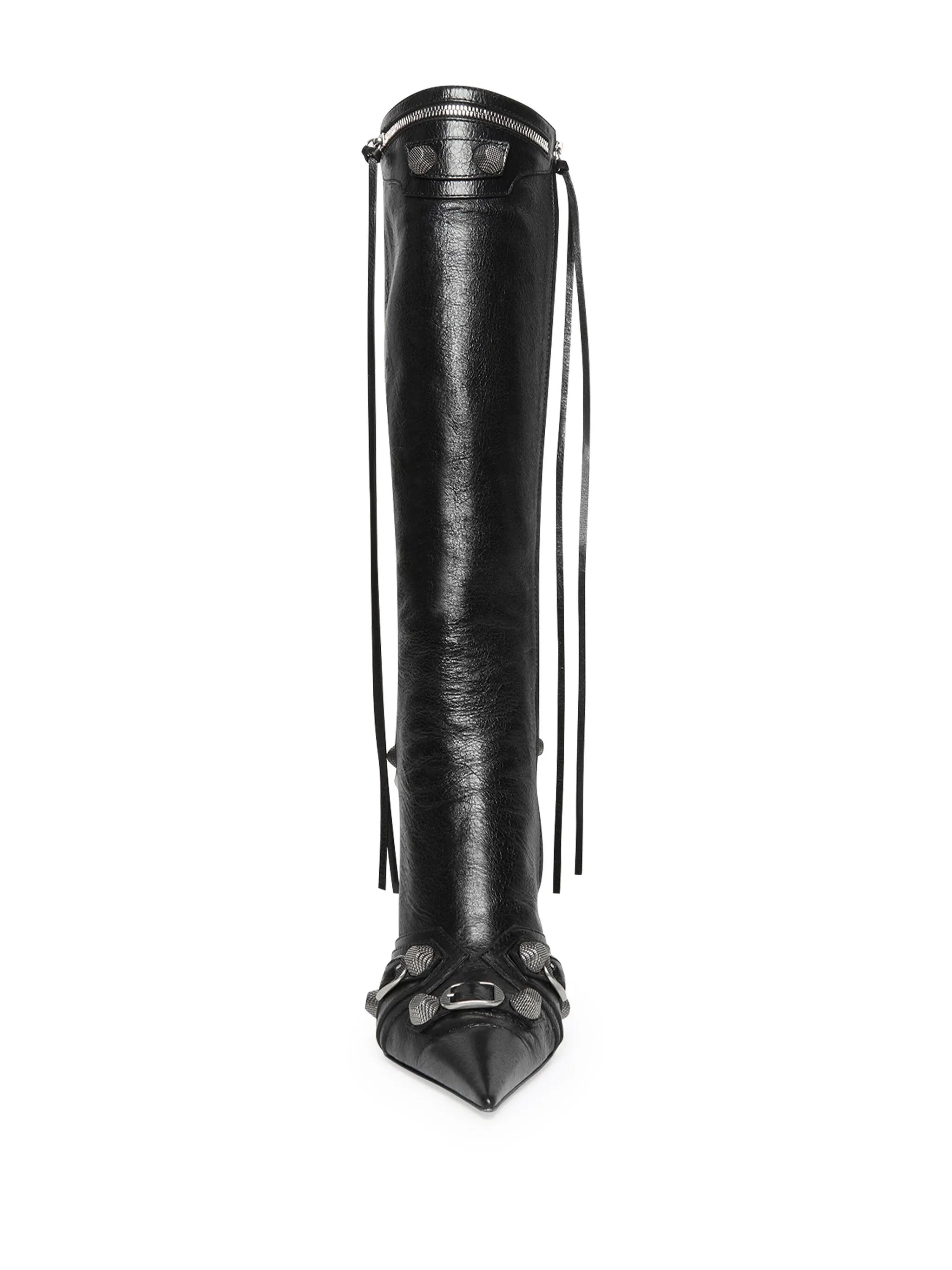 90mm Cagole leather boots