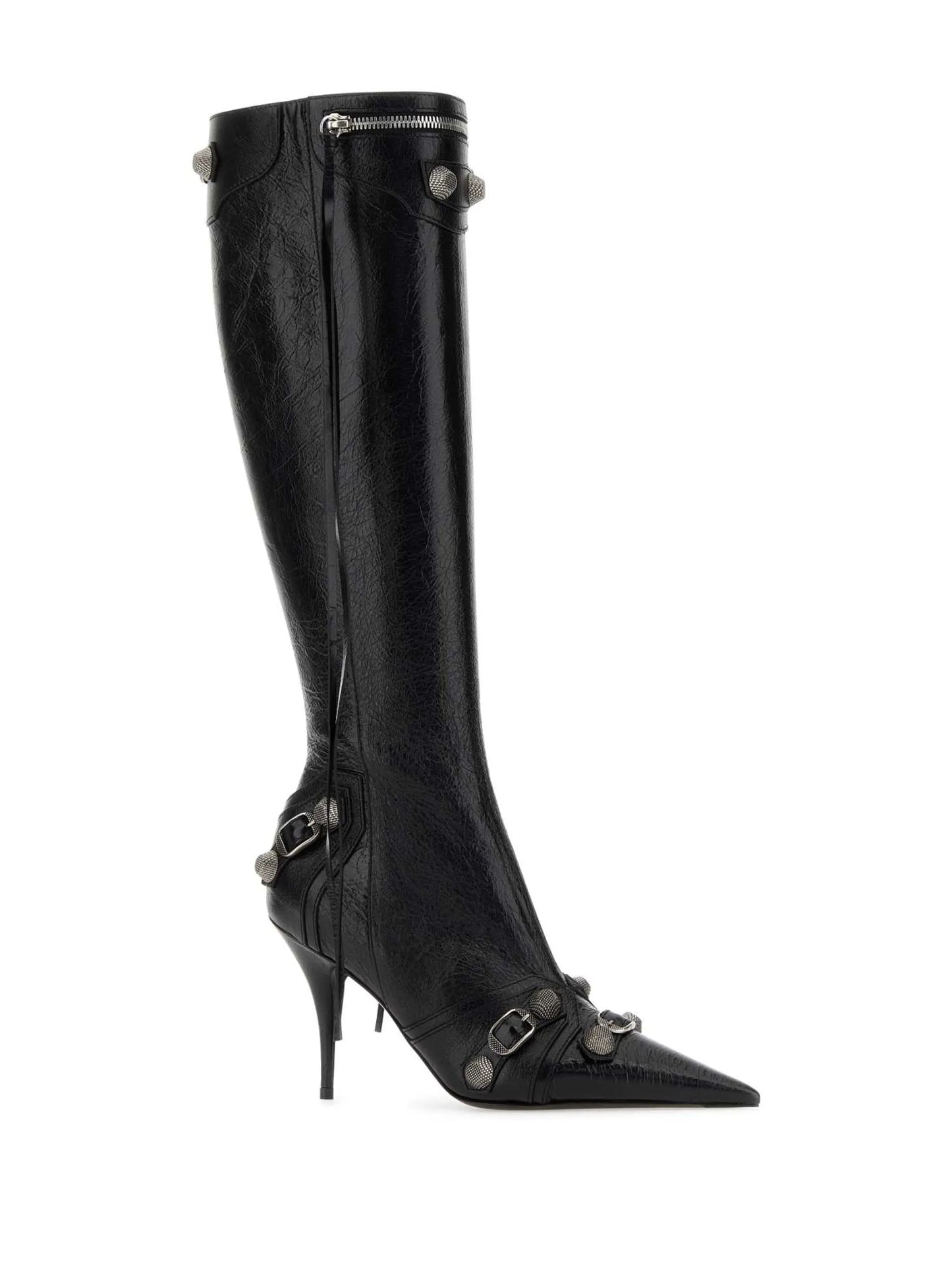 90mm Cagole leather boots
