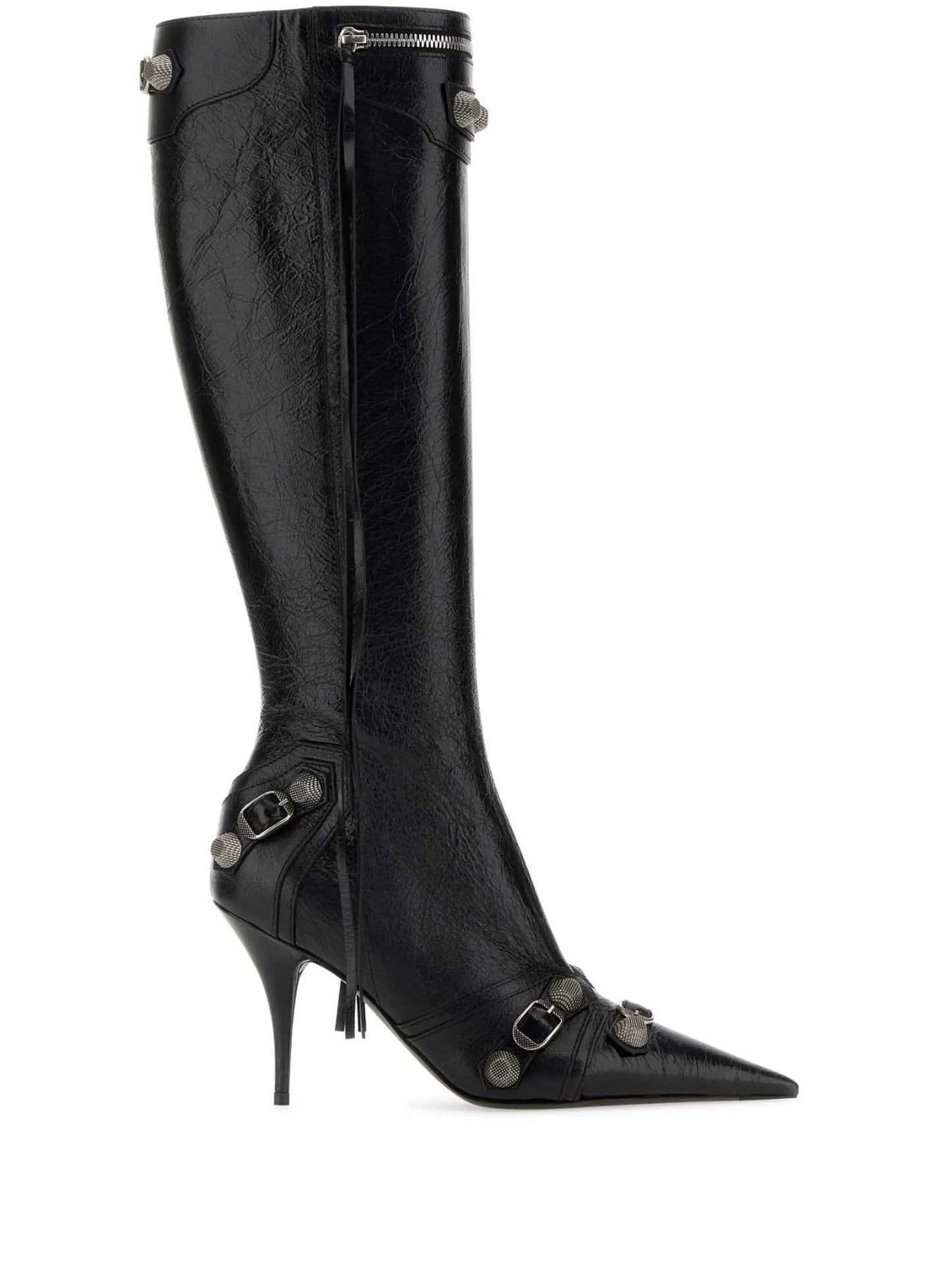 90mm Cagole leather boots