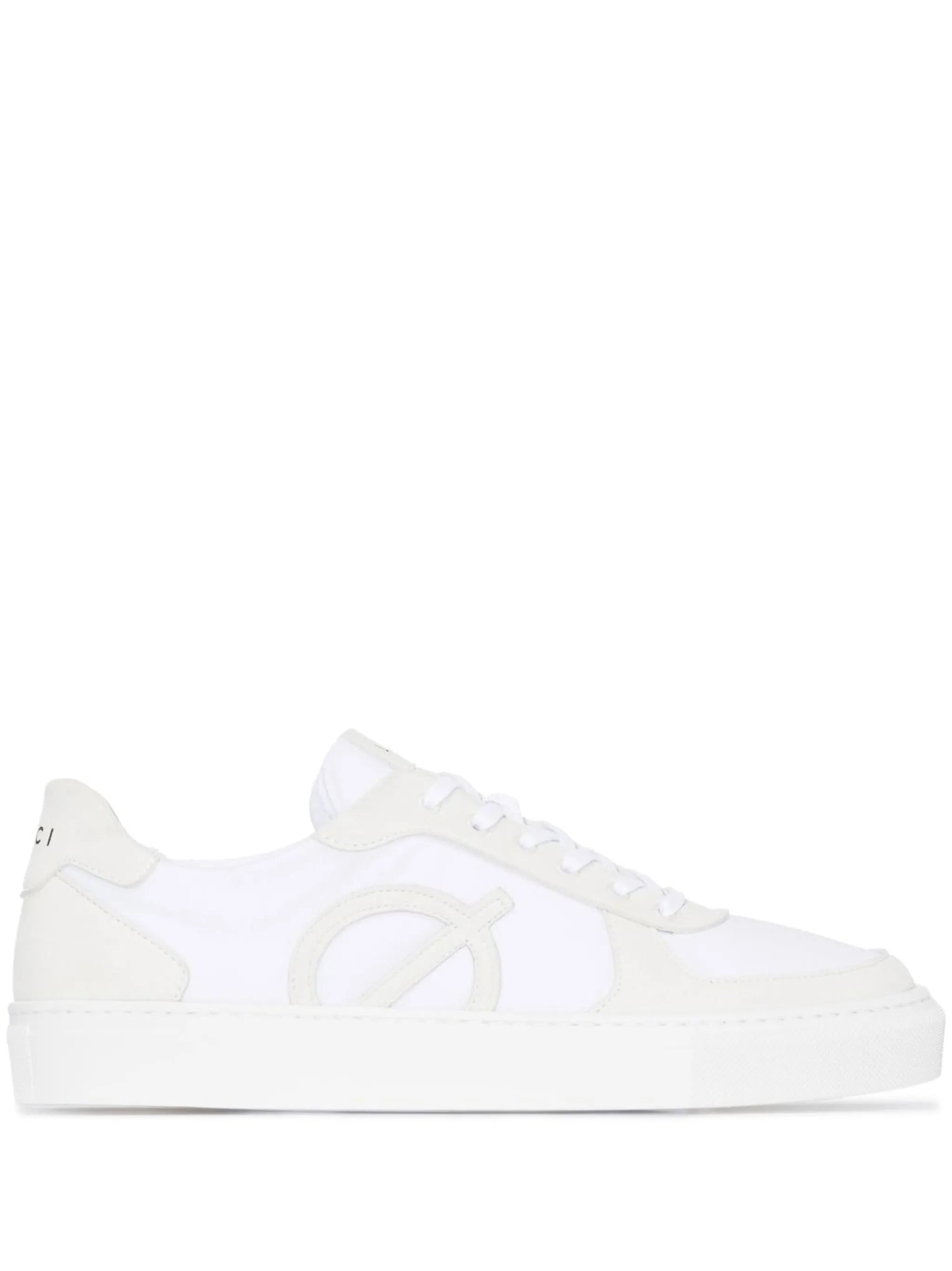 logo-print low top sneakers