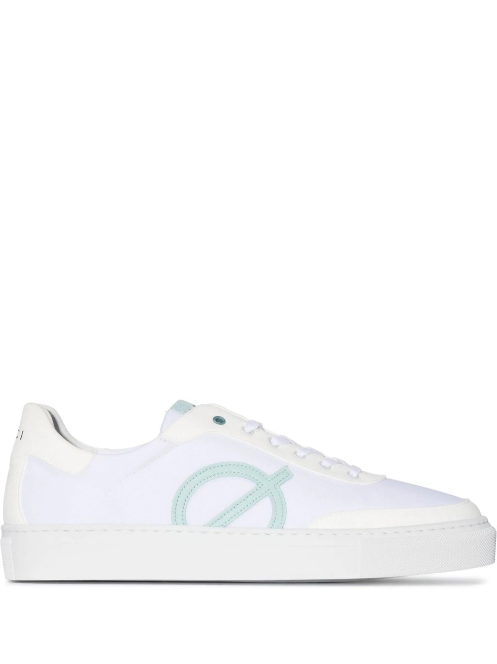 logo patch low-top sneakers