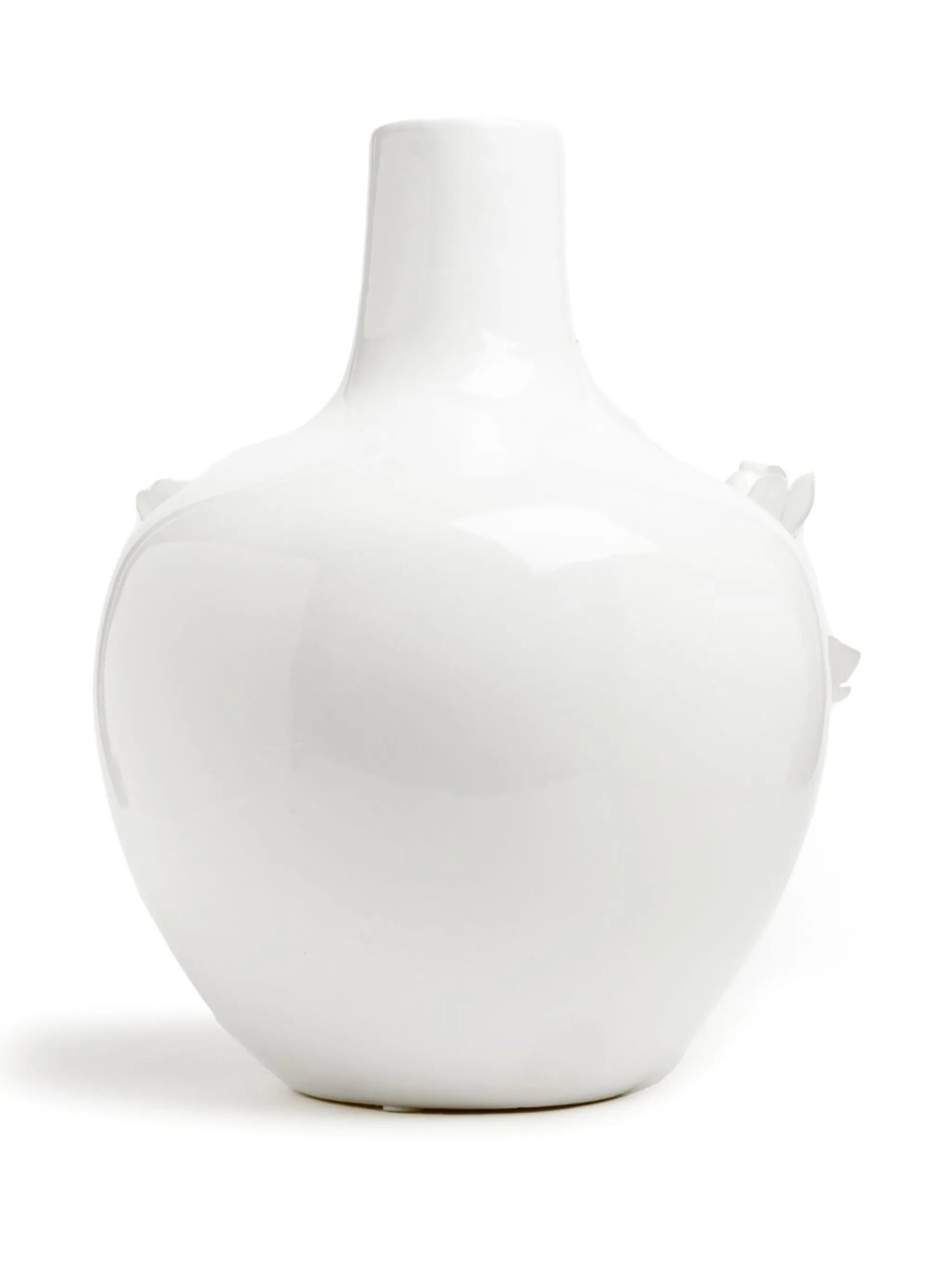 3D porcelain rose vase
