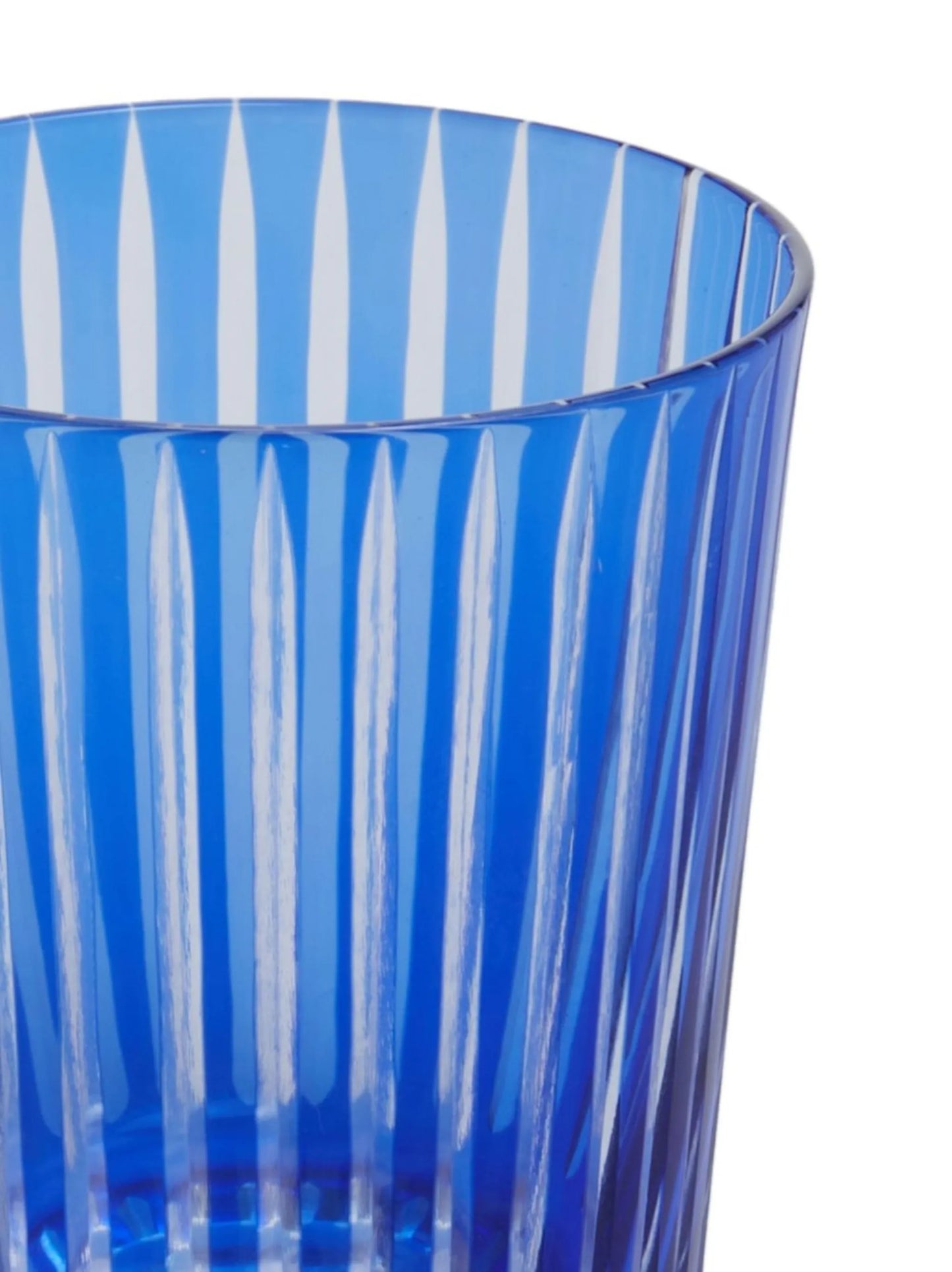 set of six cobalt tumblers