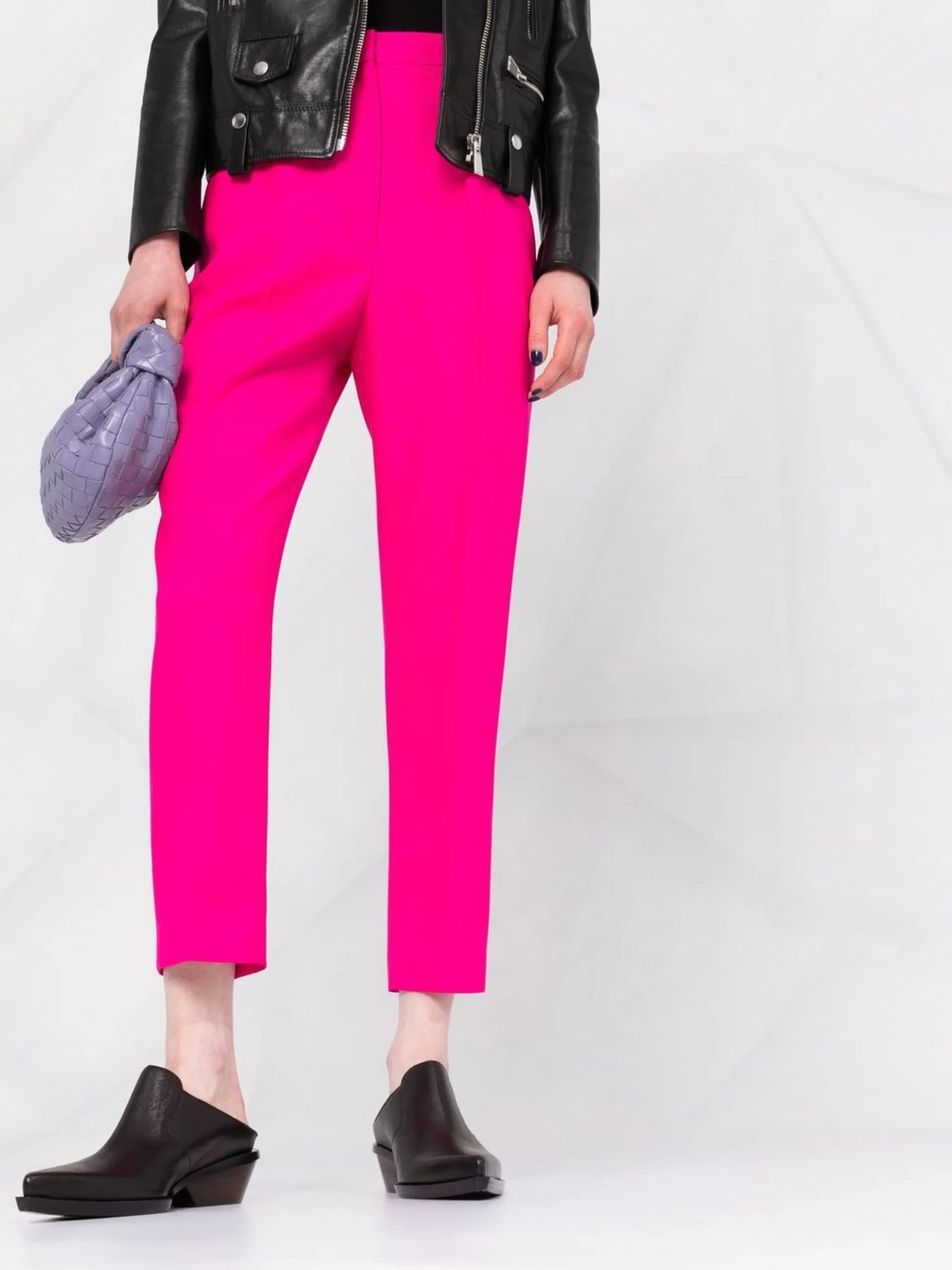cropped tailored trousers