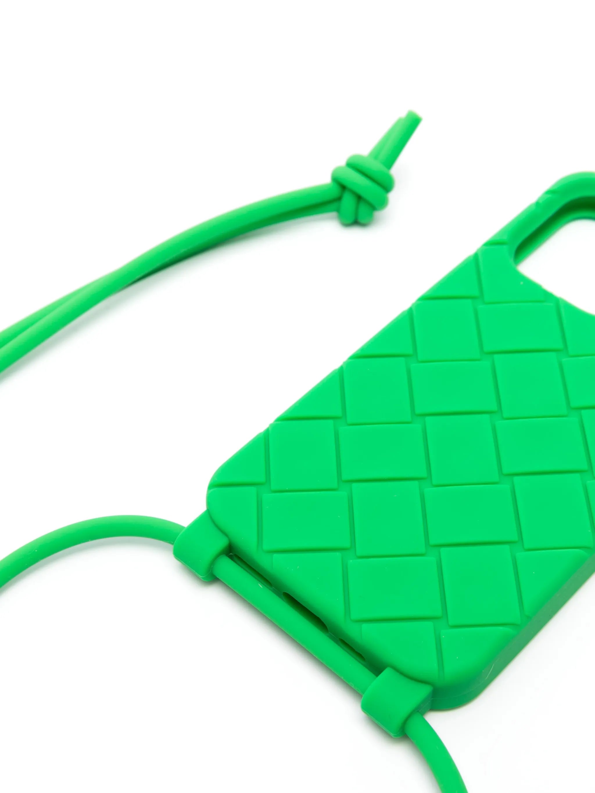 Intrecciato-embossed iPhone 13 Pro case