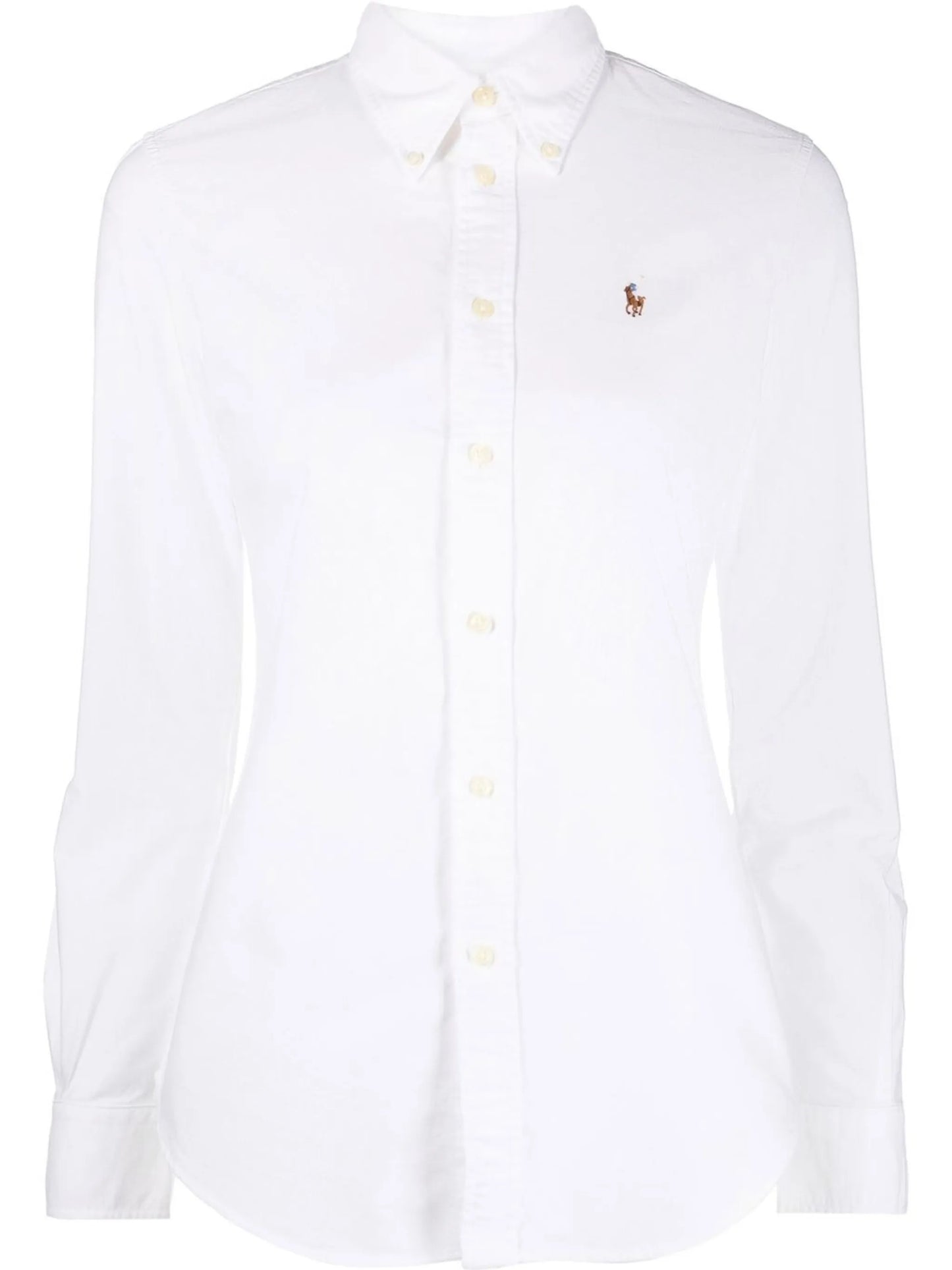 logo-embroidered Oxford shirt