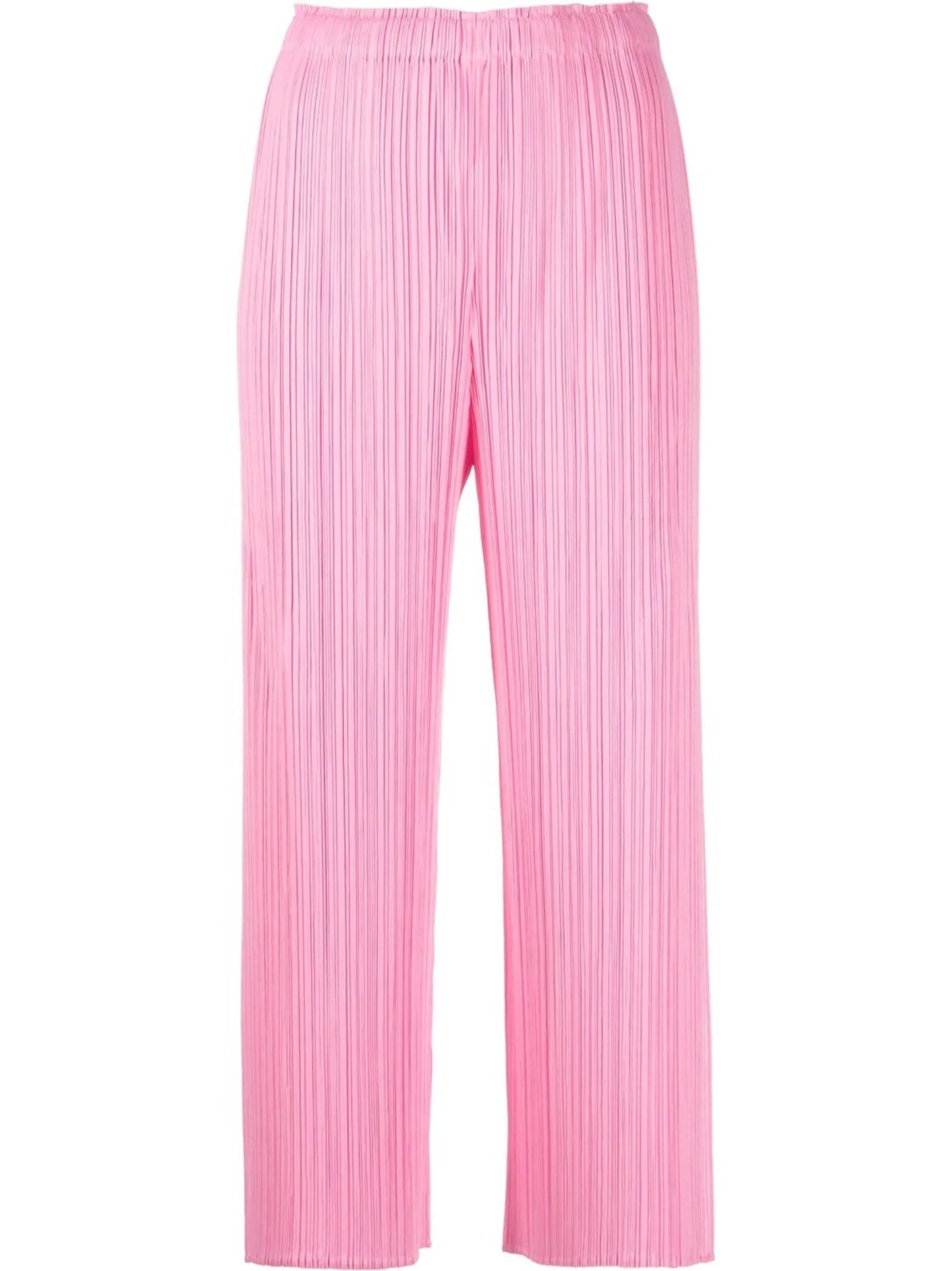 plissé cropped culottes