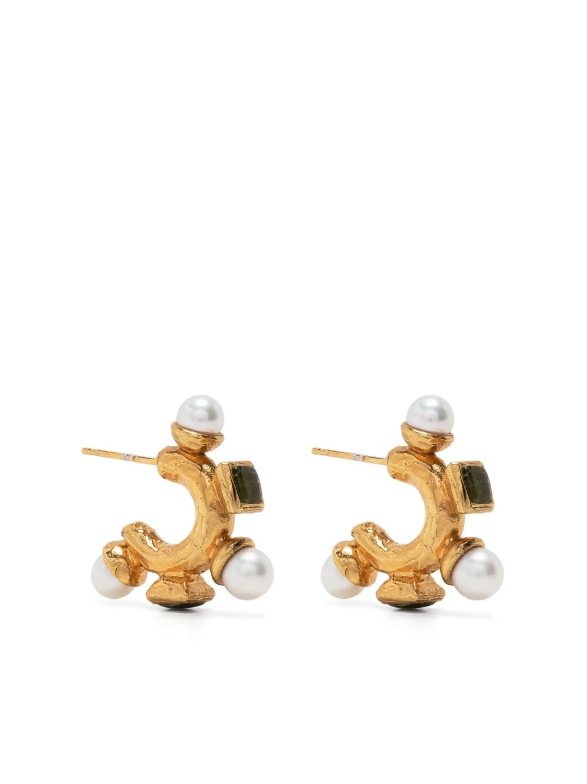 The Traveller's Path hoop earrings