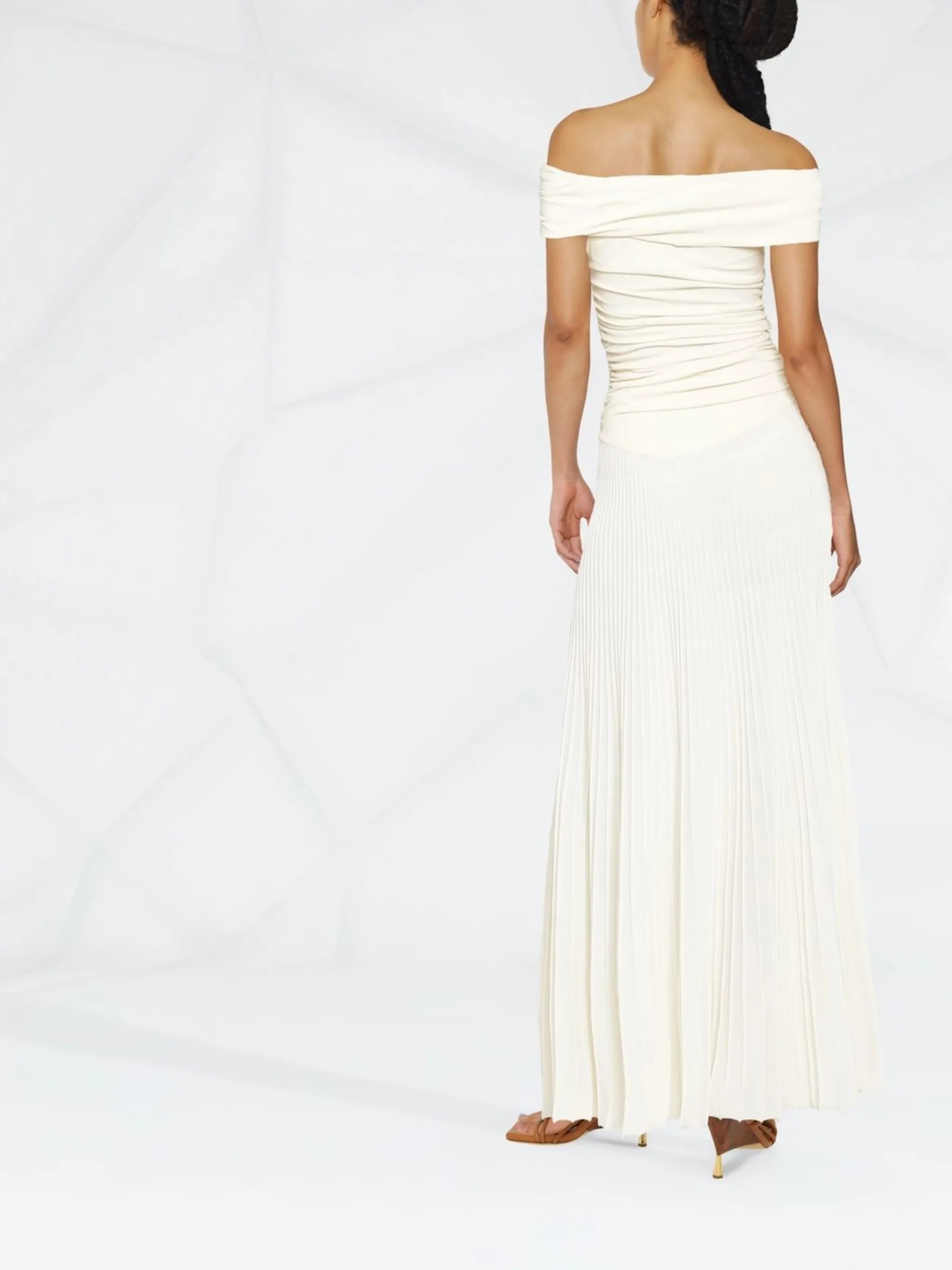The Marca ruched-bodice dress