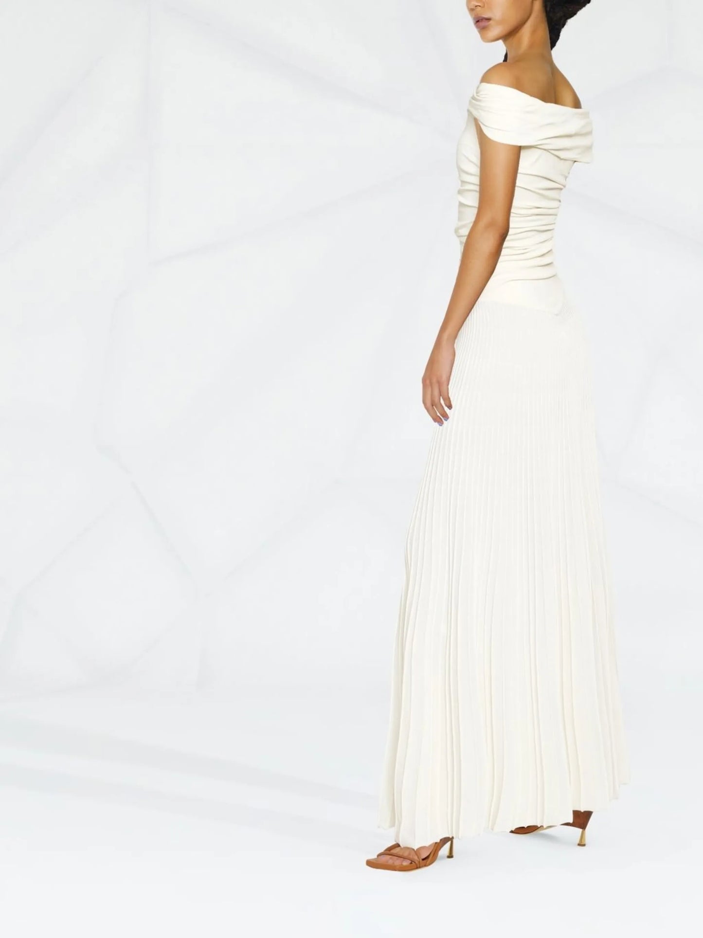 The Marca ruched-bodice dress