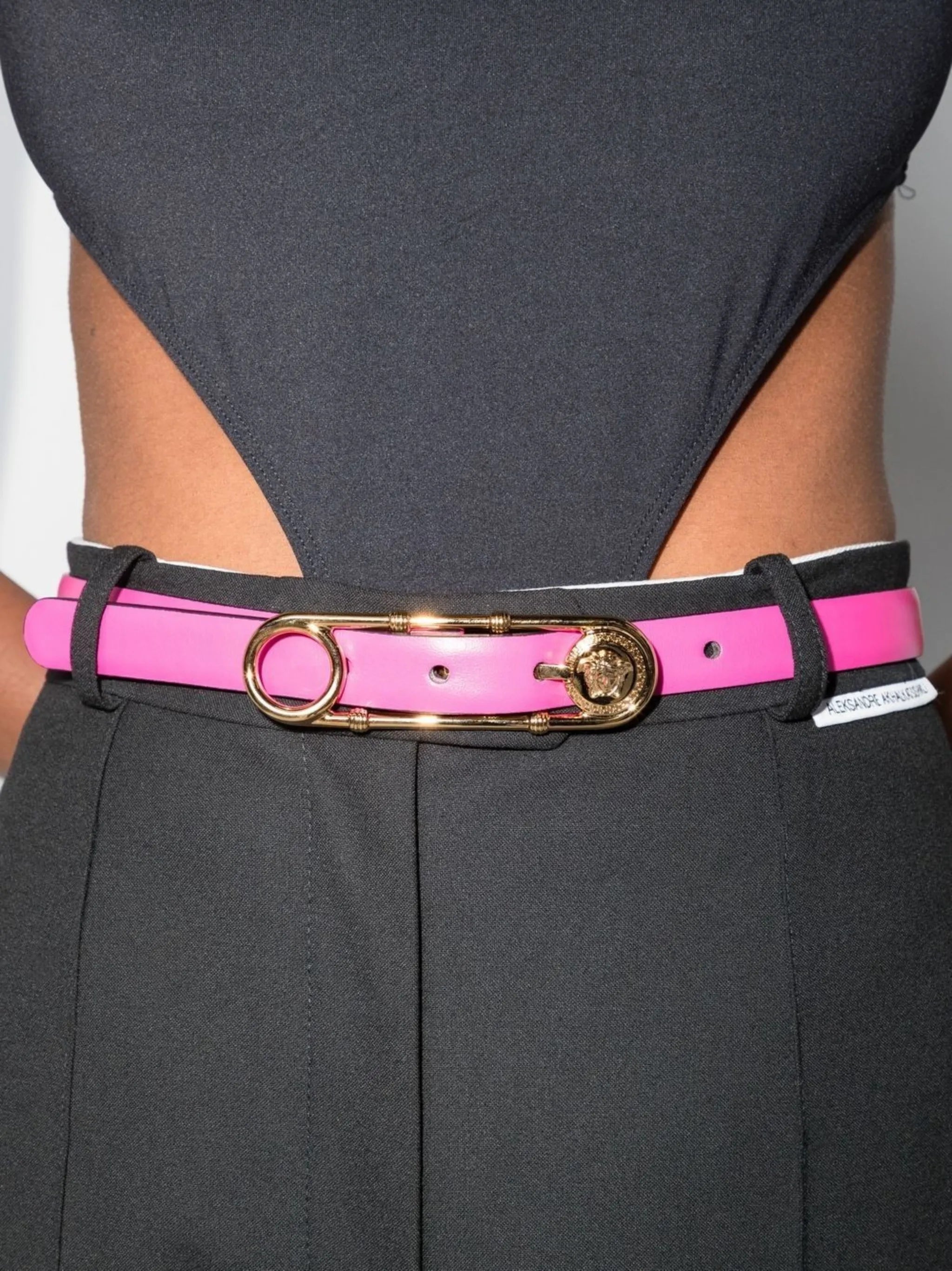 Medusa leather belt