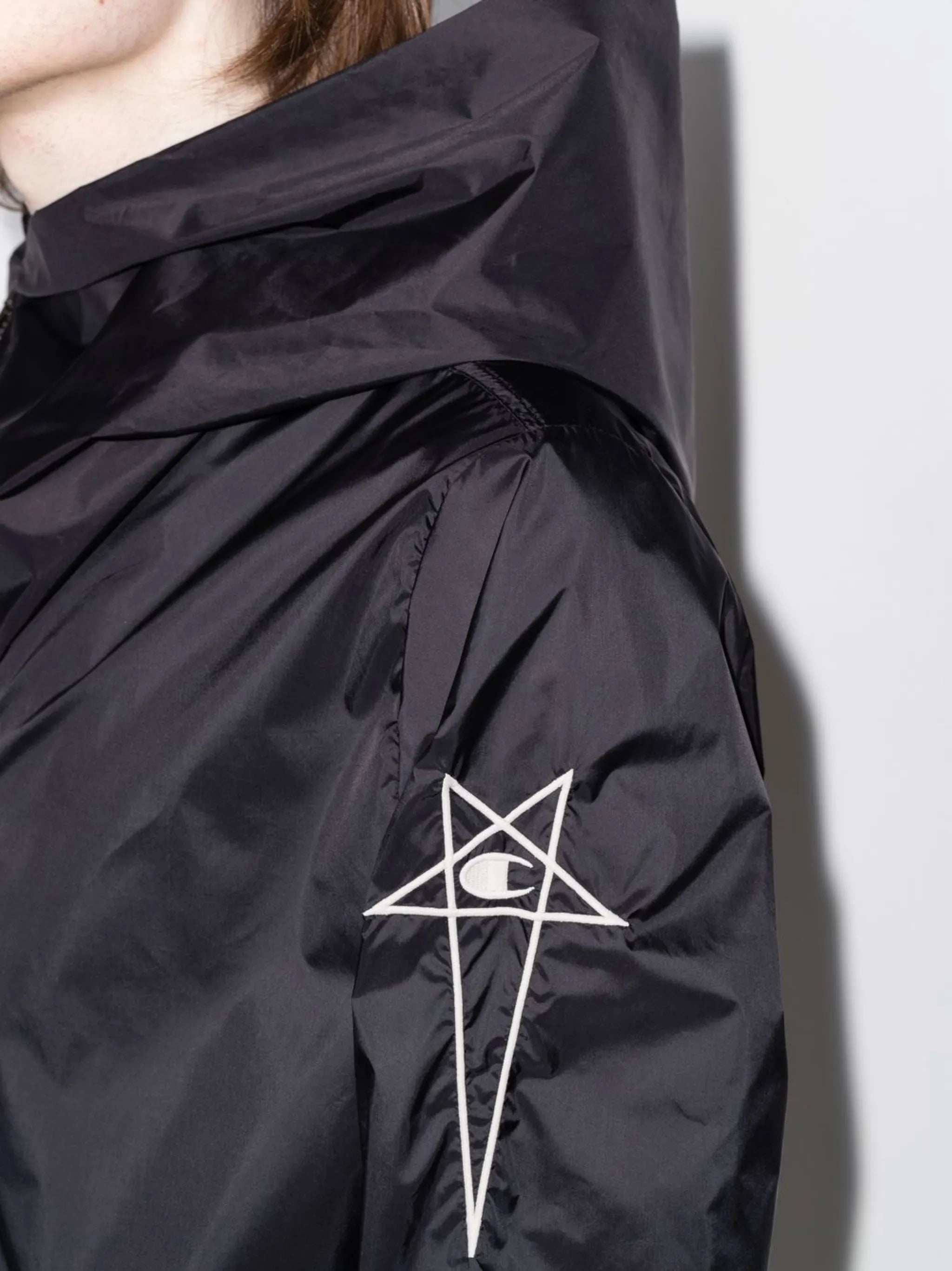 logo hooded jacket