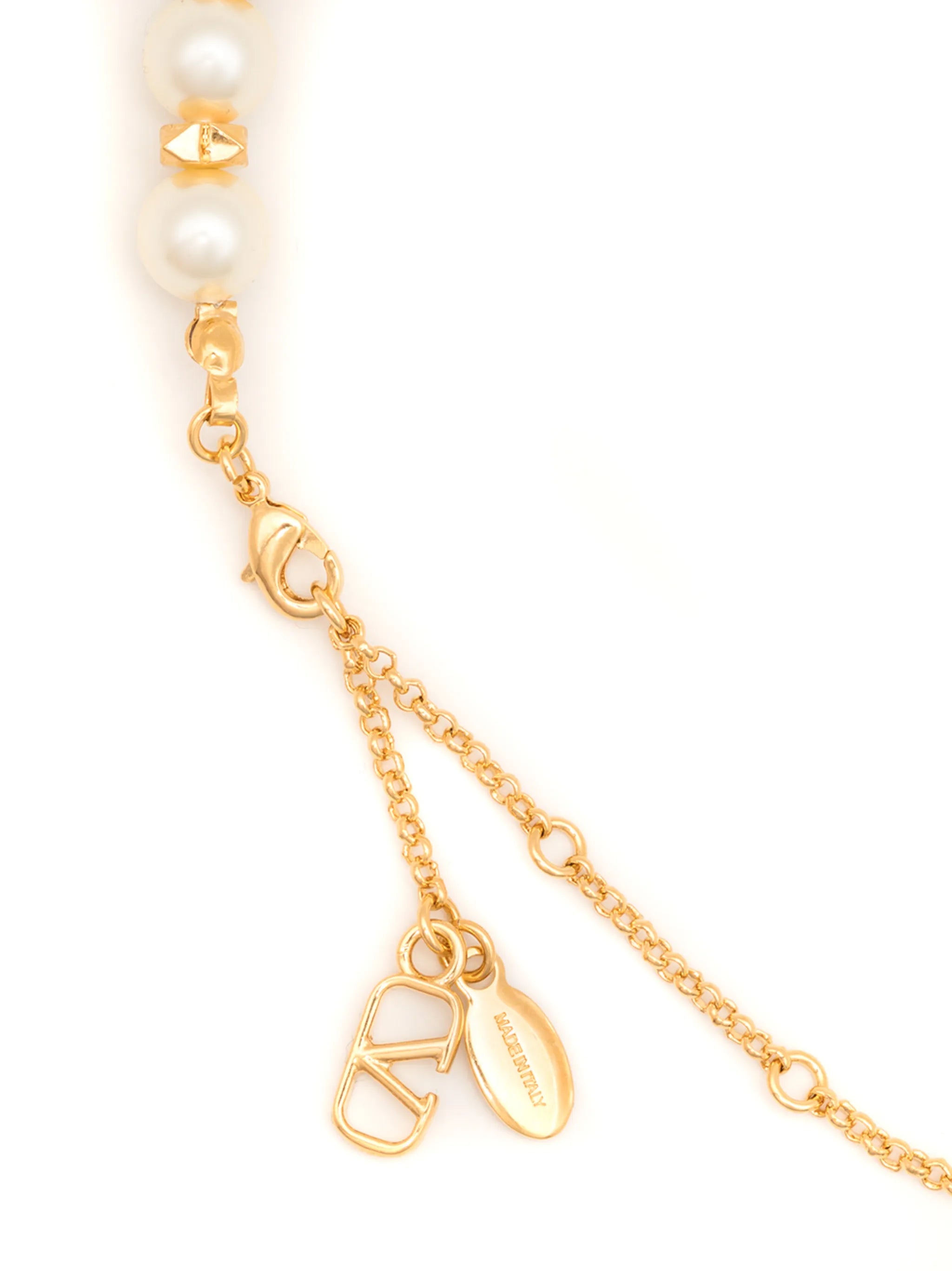 VLogo Signature pearl choker