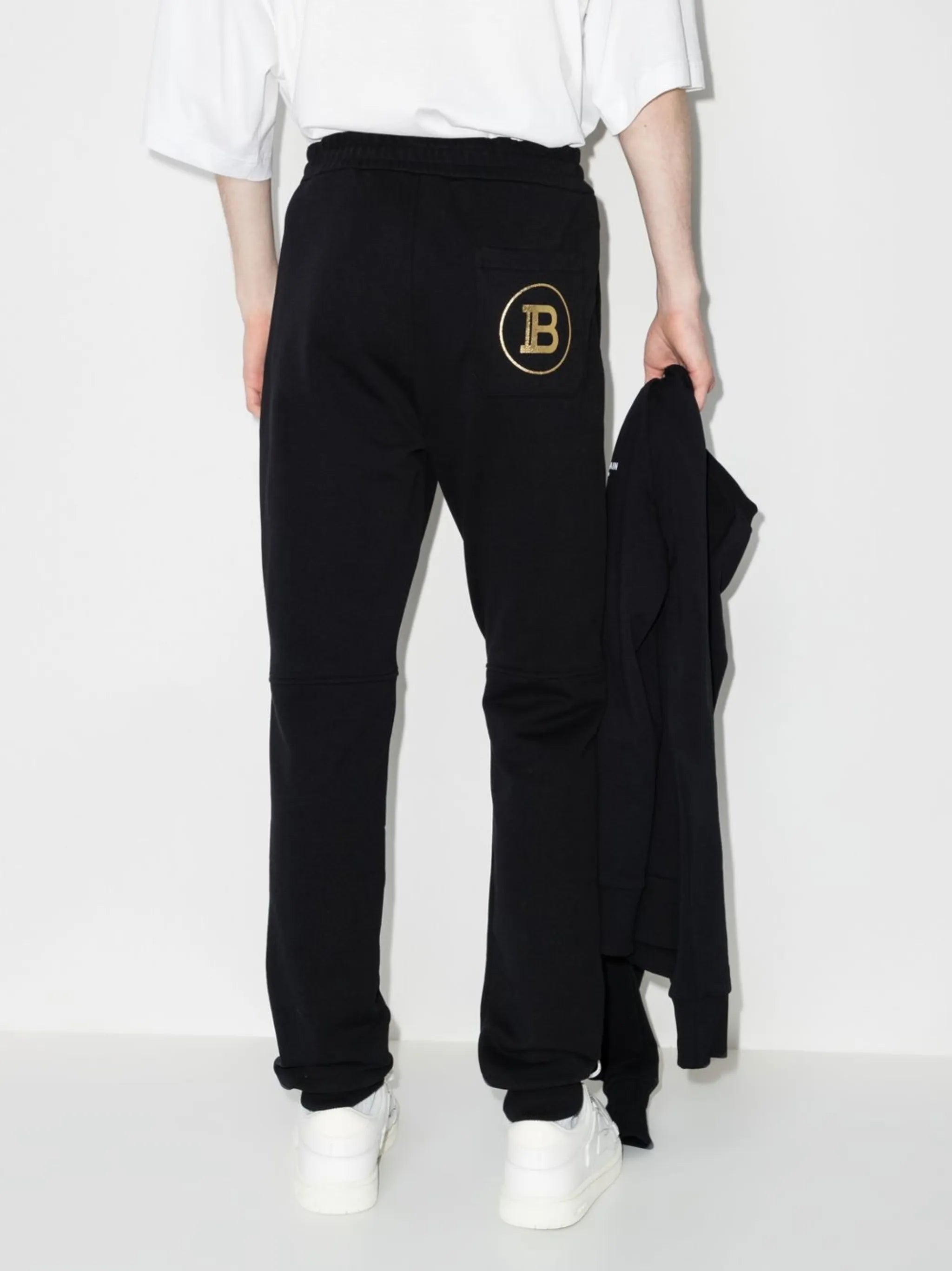 logo-print track pants
