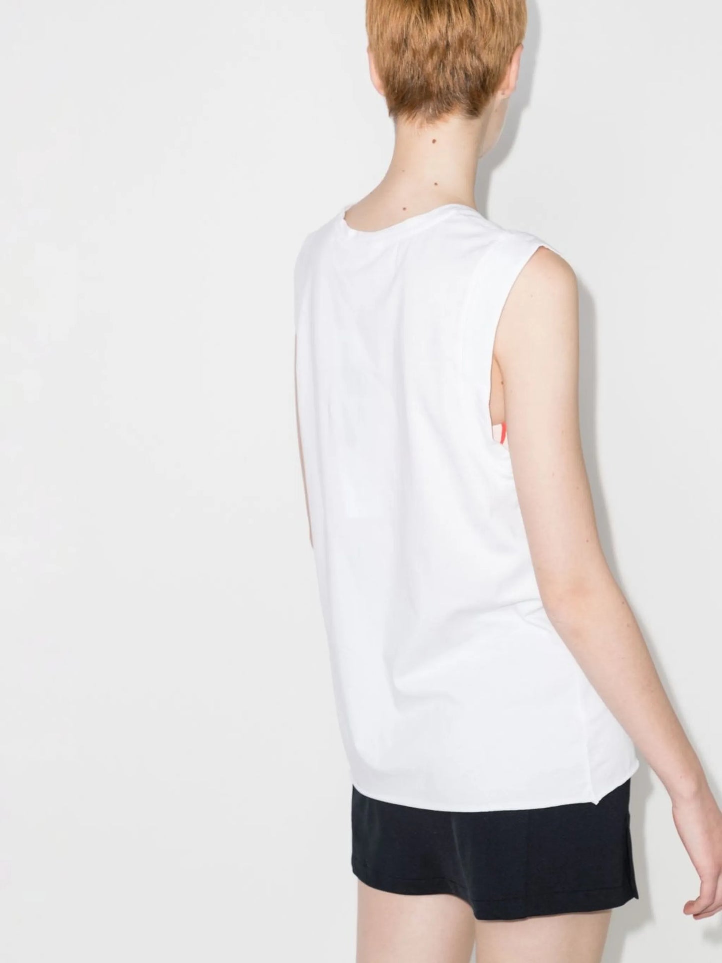 logo-print tank top