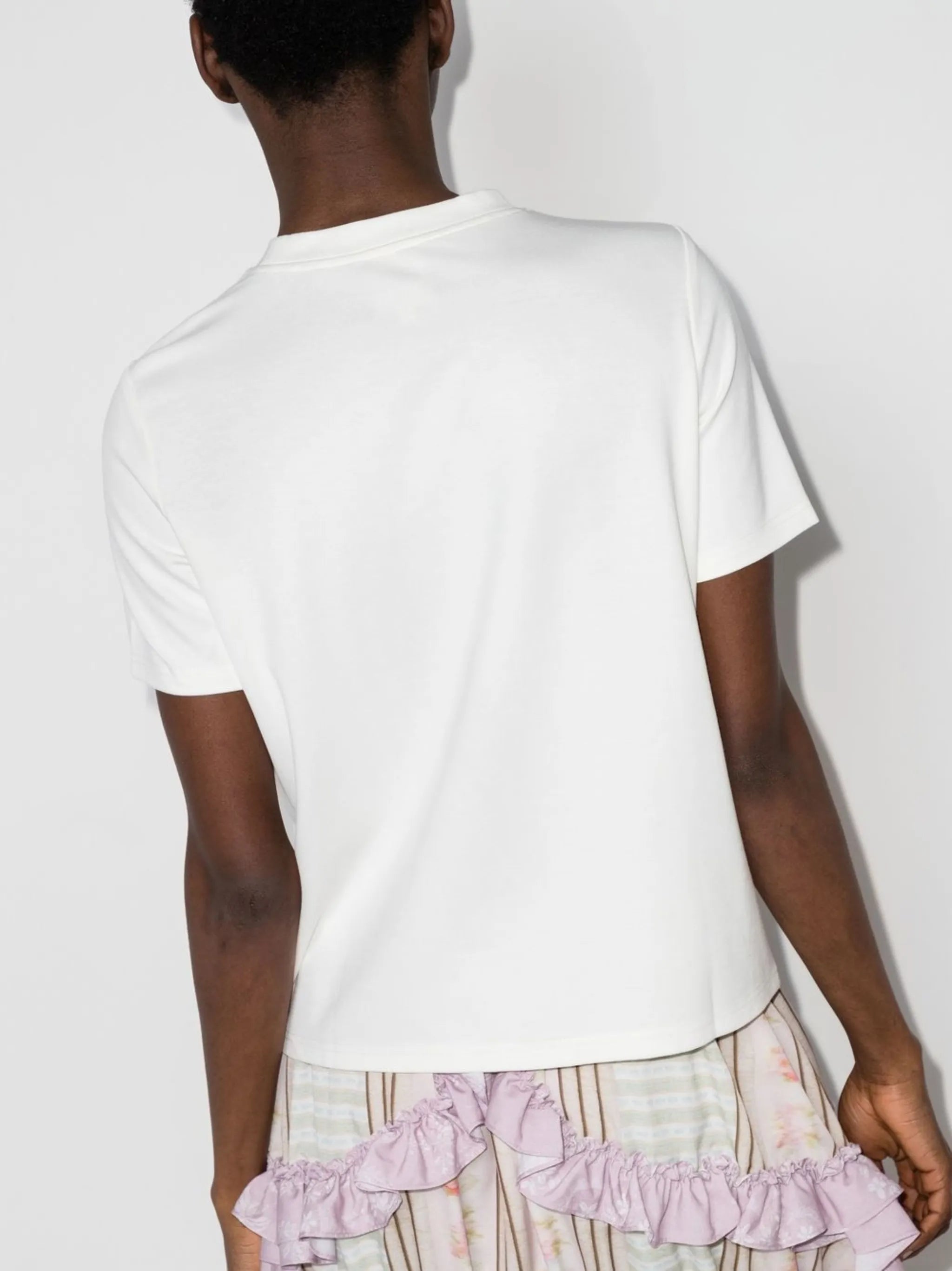 heart cut-out T-shirt