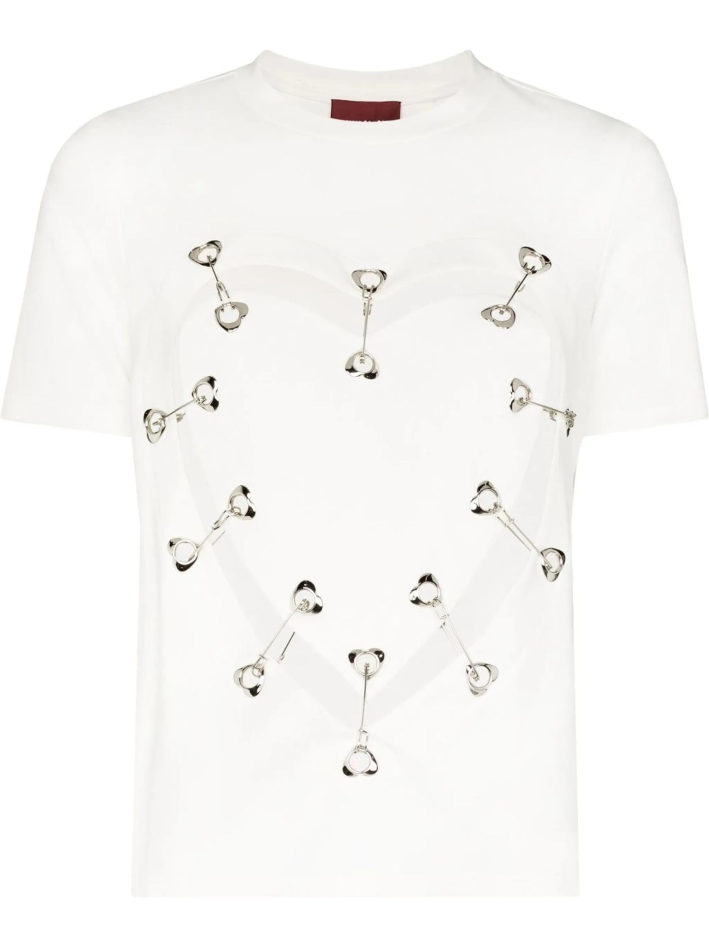 heart cut-out T-shirt