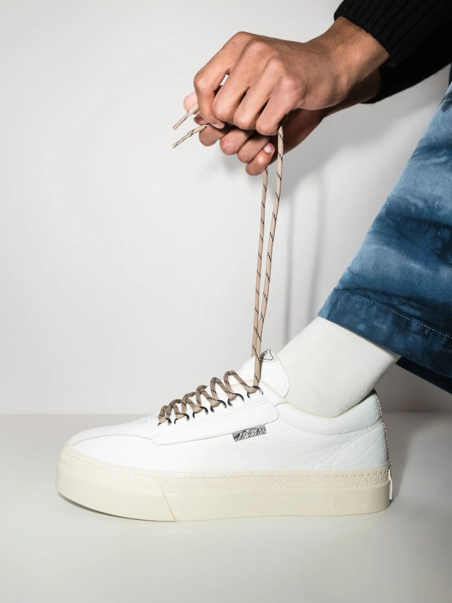Dellow lace-up trainers