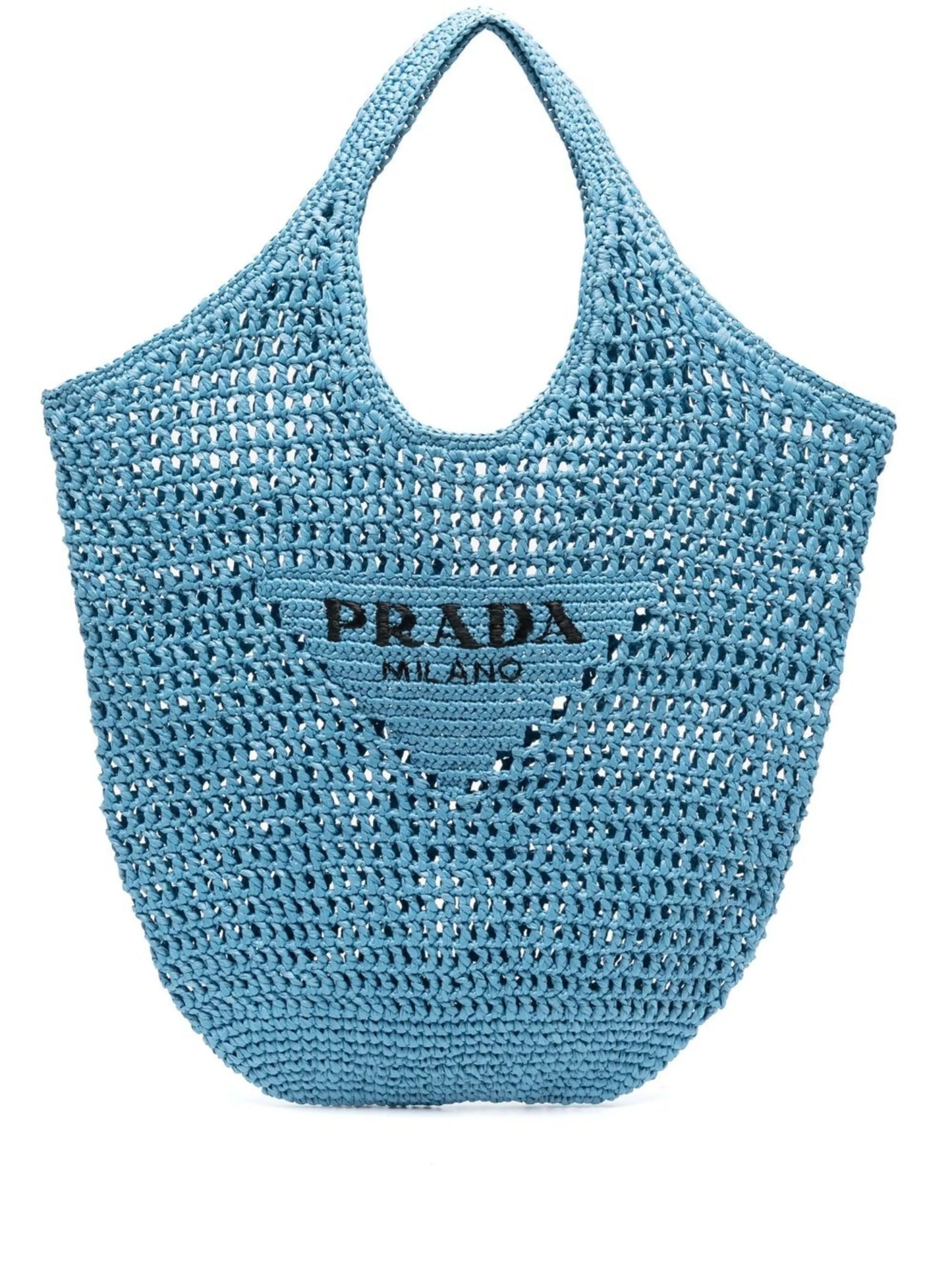 interwoven logo tote bag