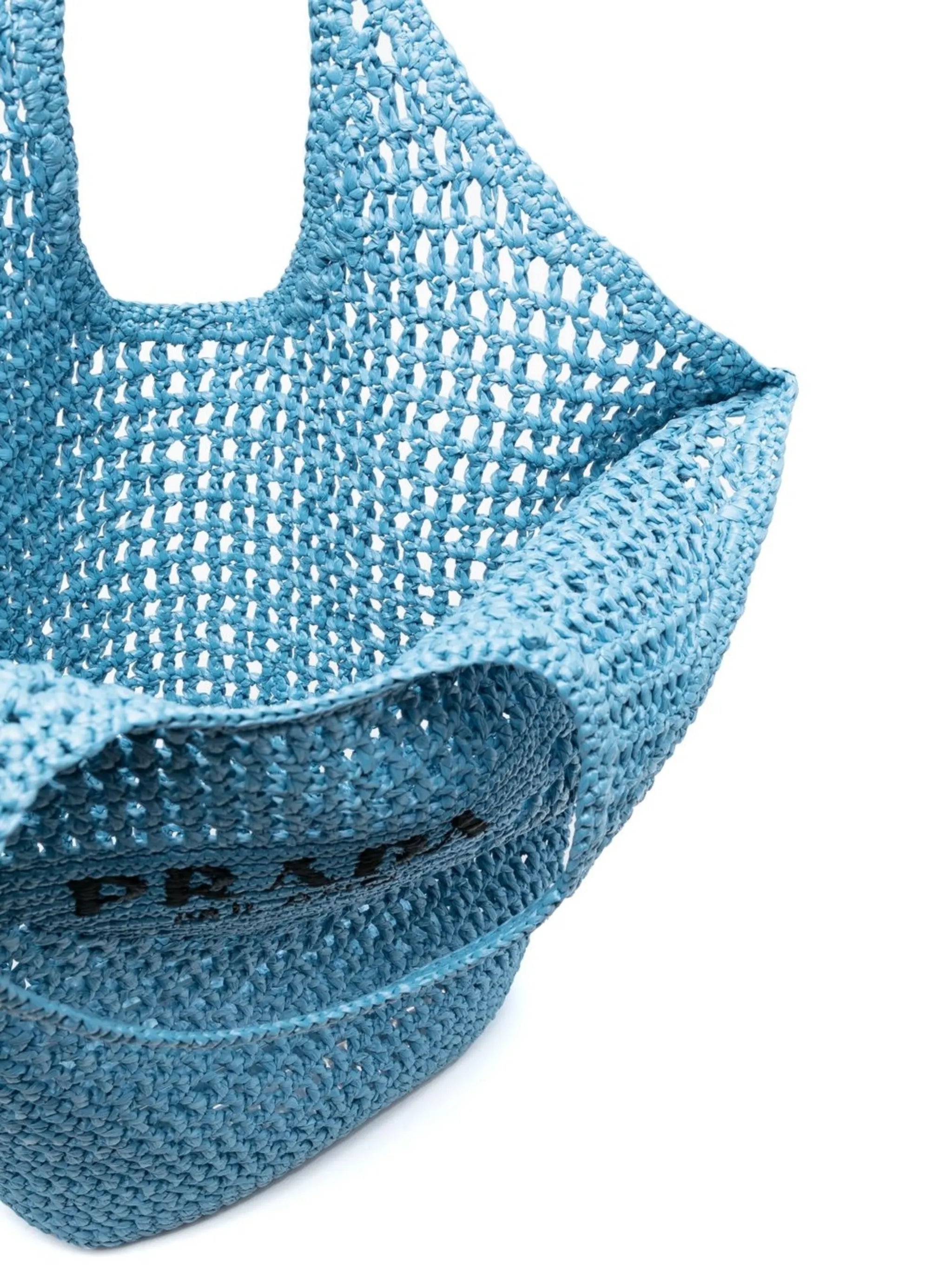 interwoven logo tote bag
