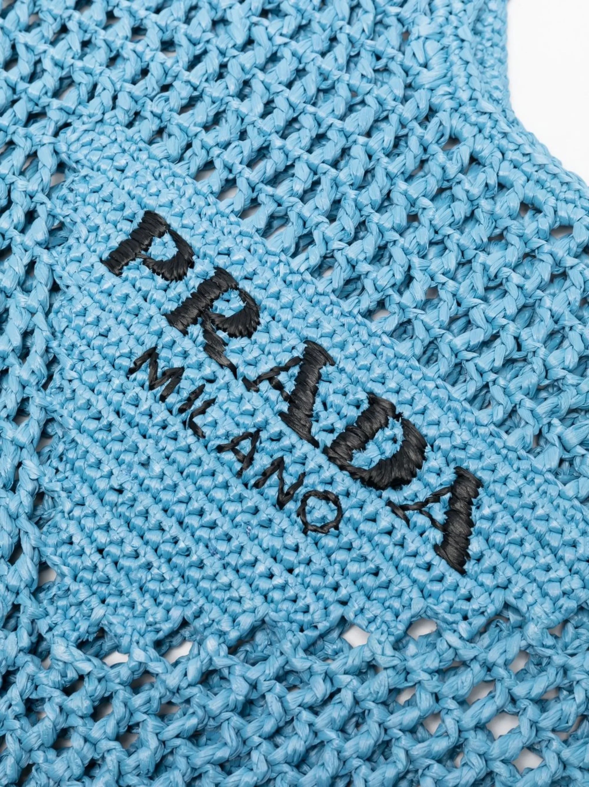 interwoven logo tote bag