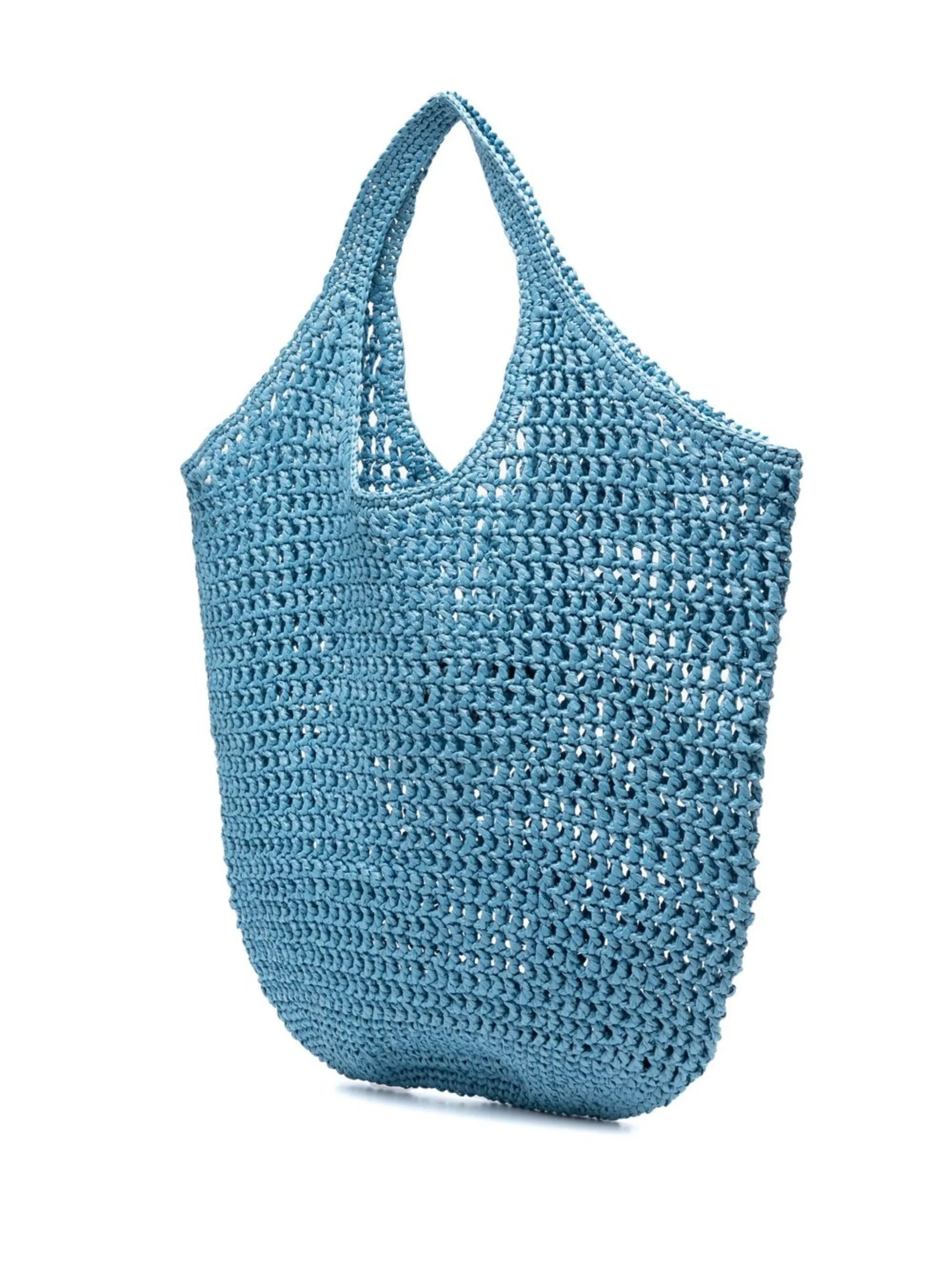 interwoven logo tote bag