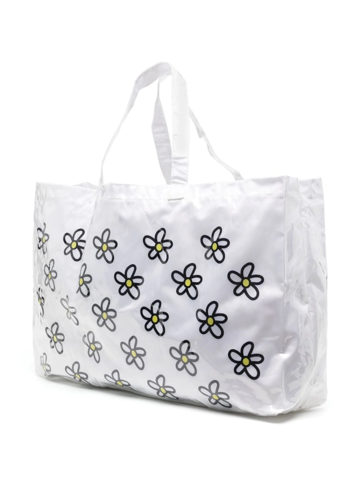 graphic-print maxi tote bag