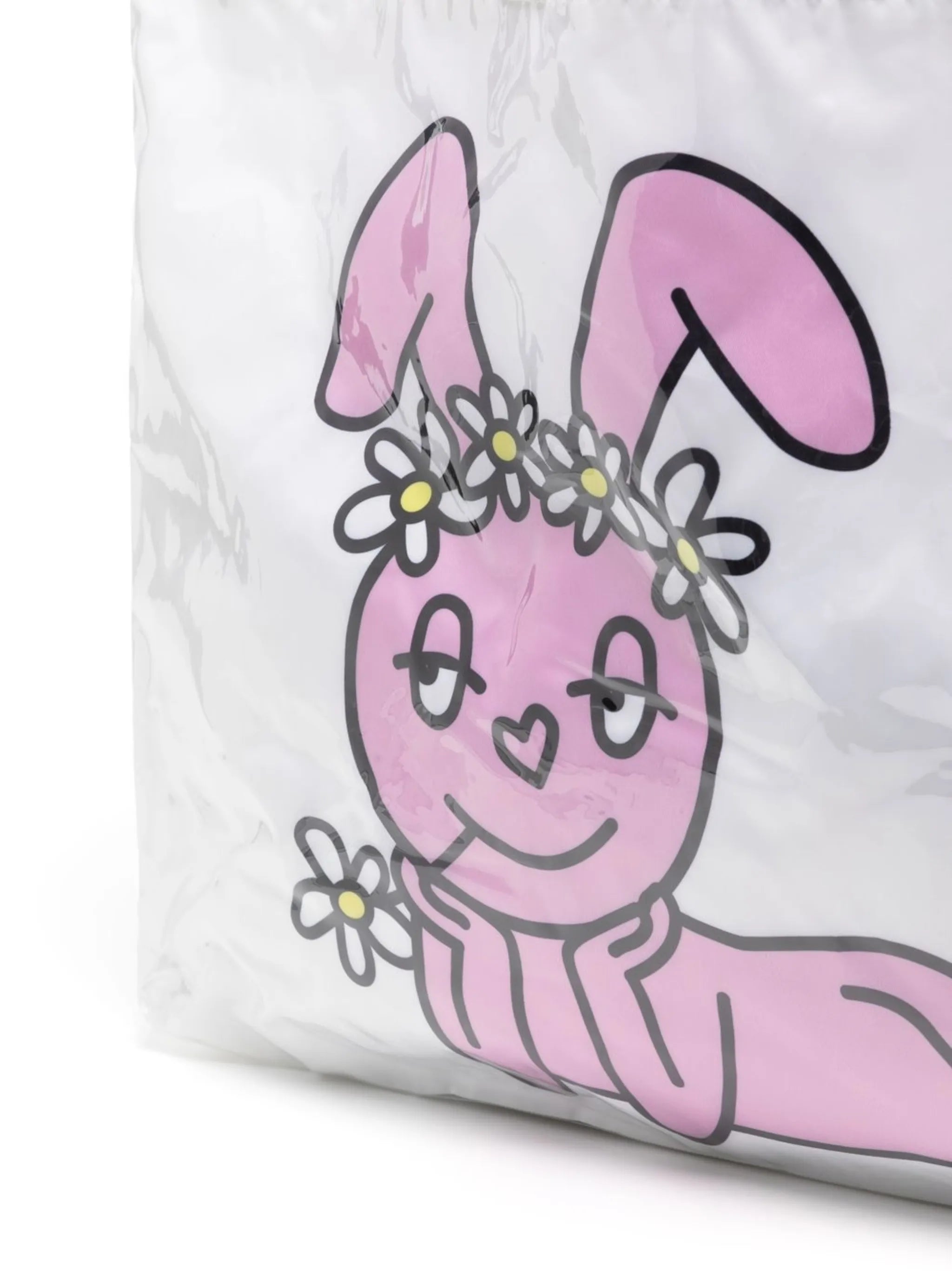 graphic-print maxi tote bag
