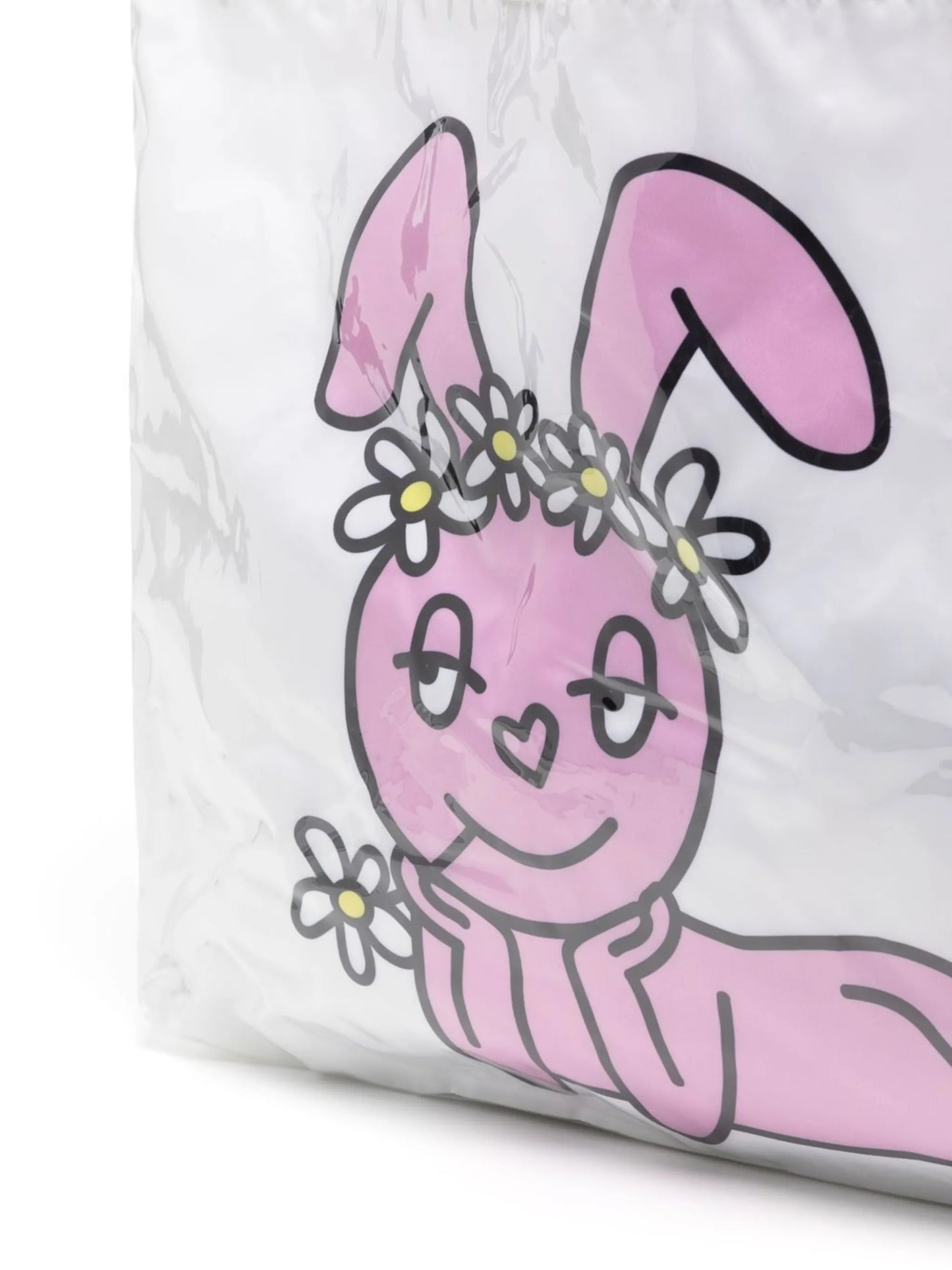 graphic-print maxi tote bag