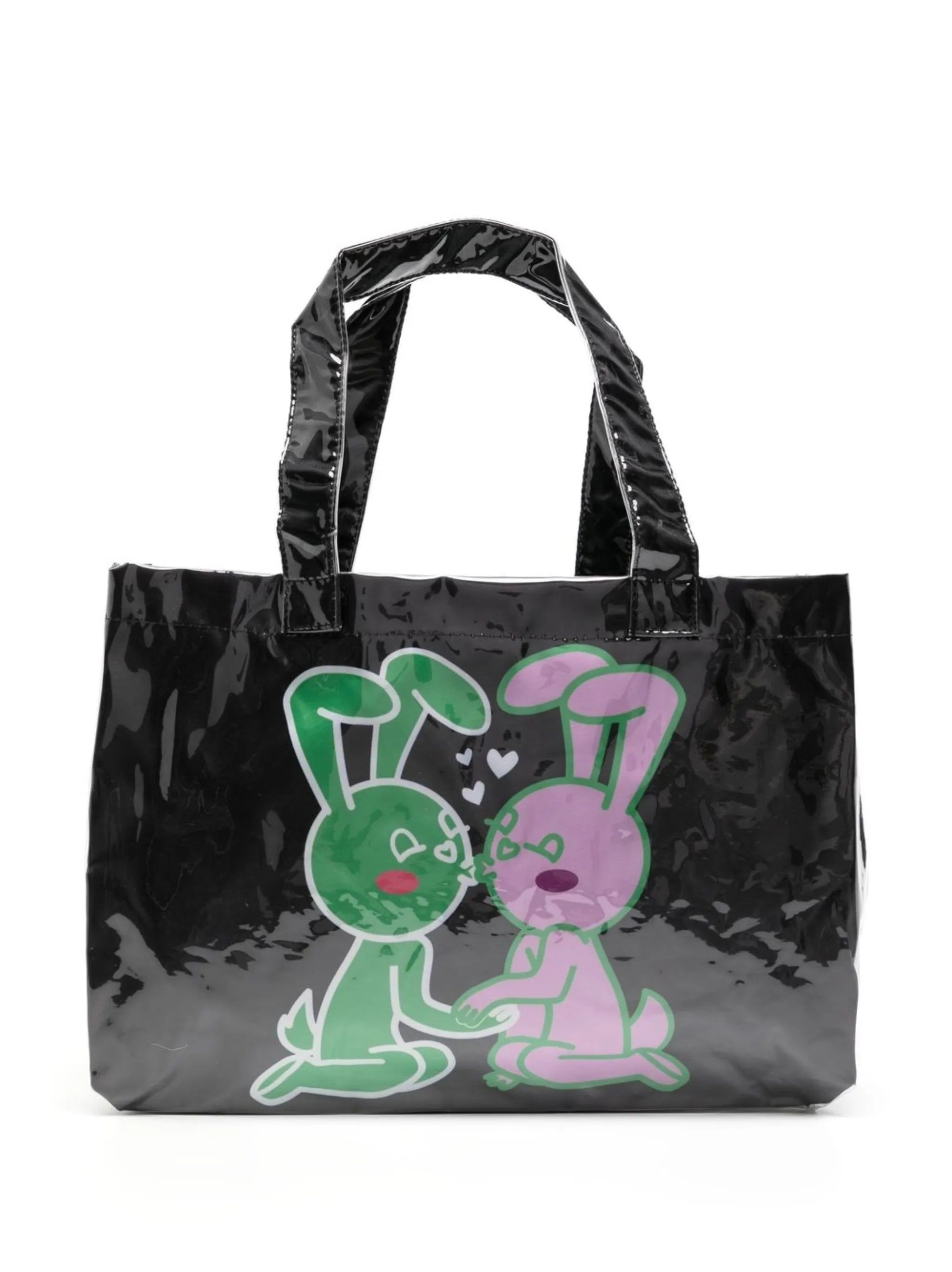 mini graphic-print tote bag