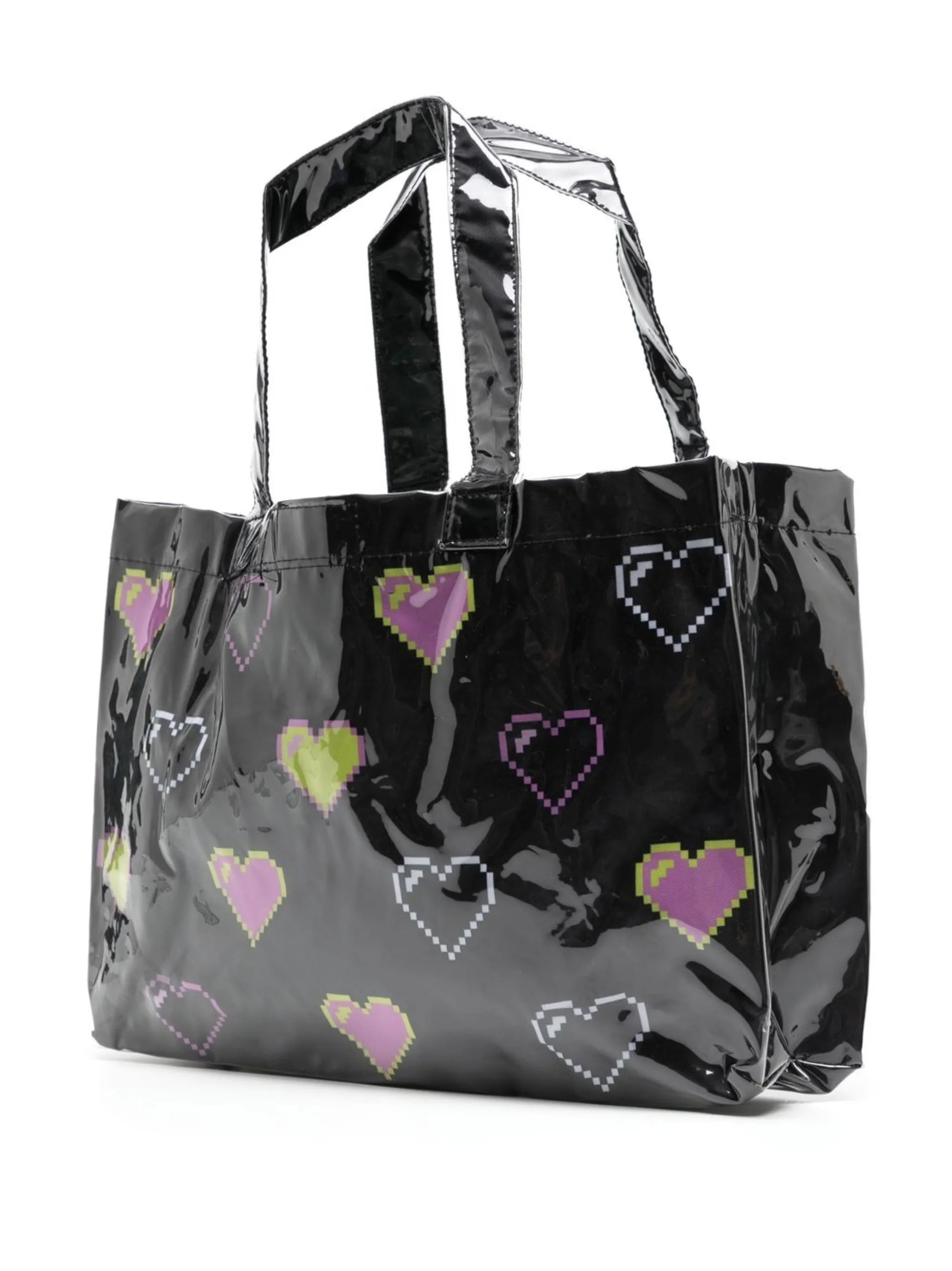 mini graphic-print tote bag
