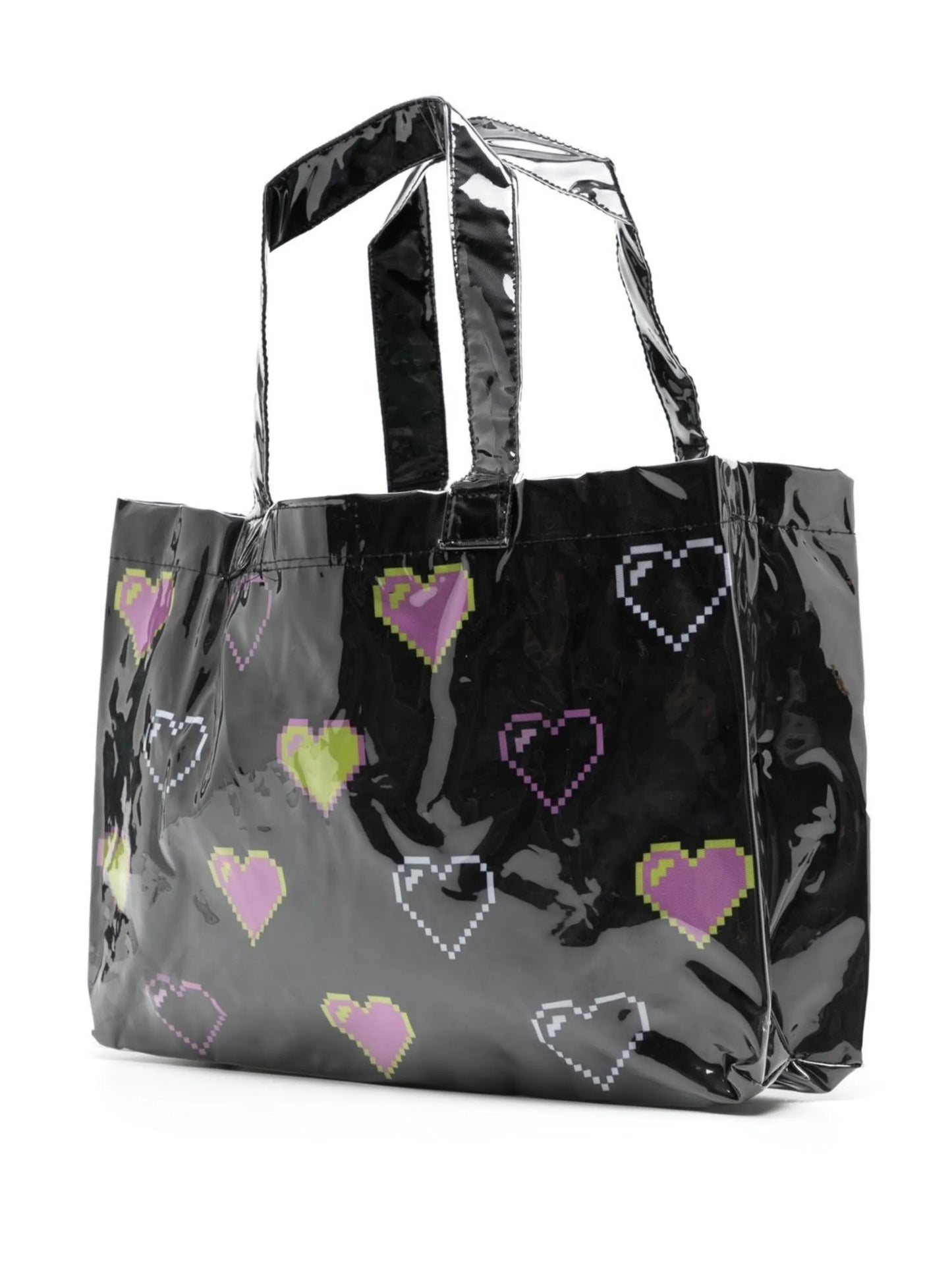 mini graphic-print tote bag