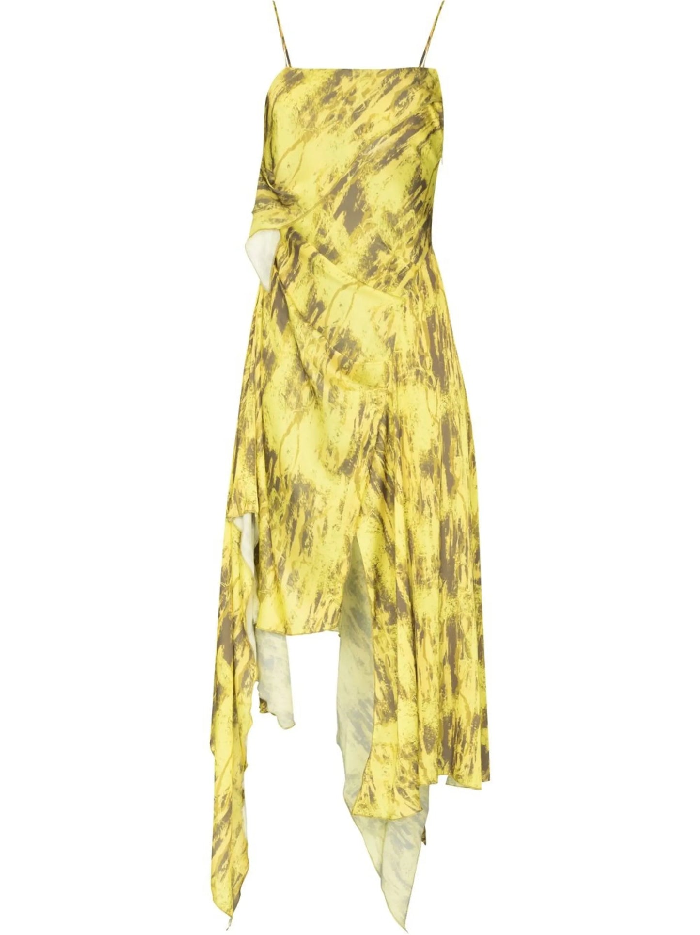 patterned slip dress