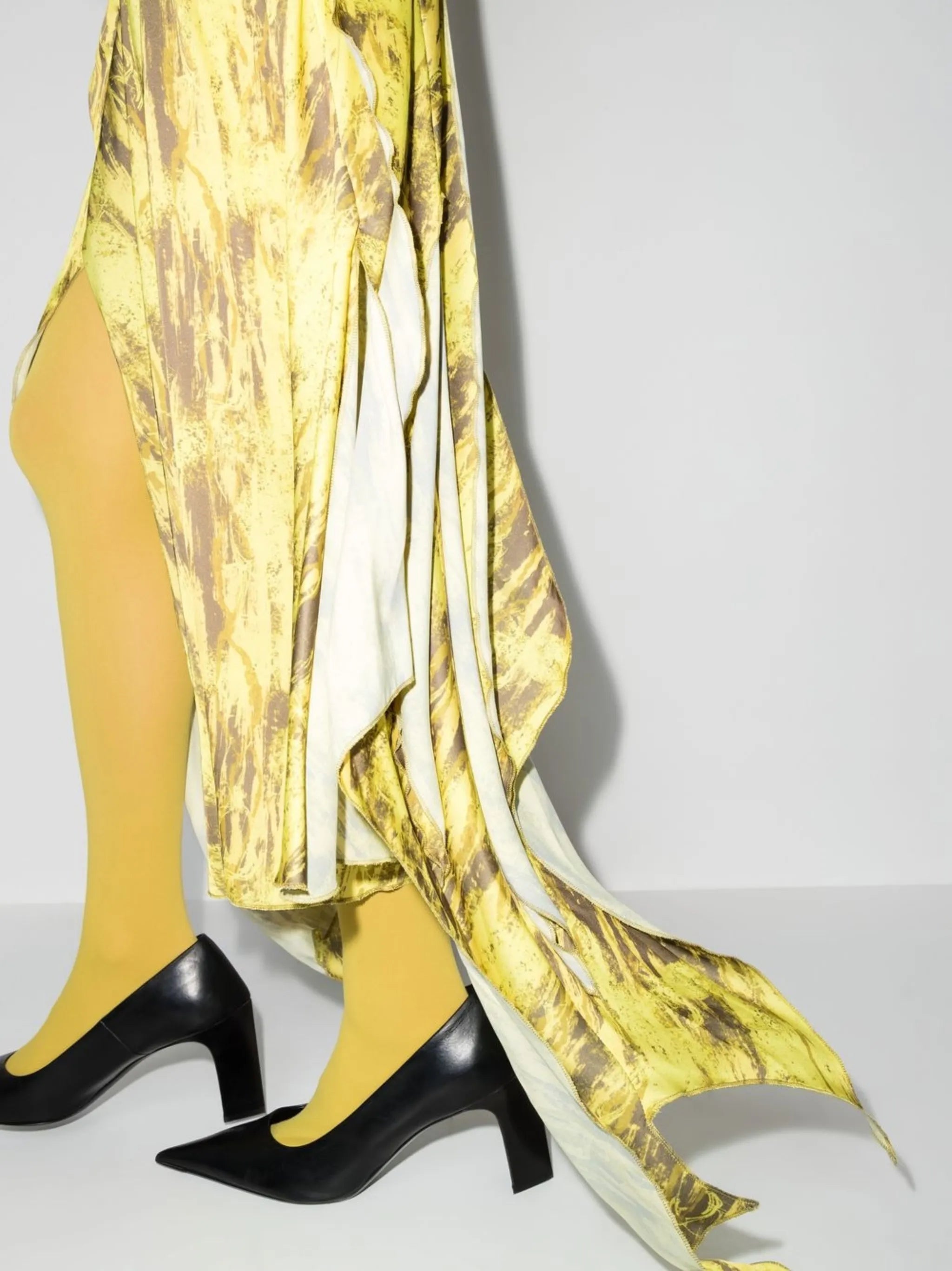 patterned slip dress
