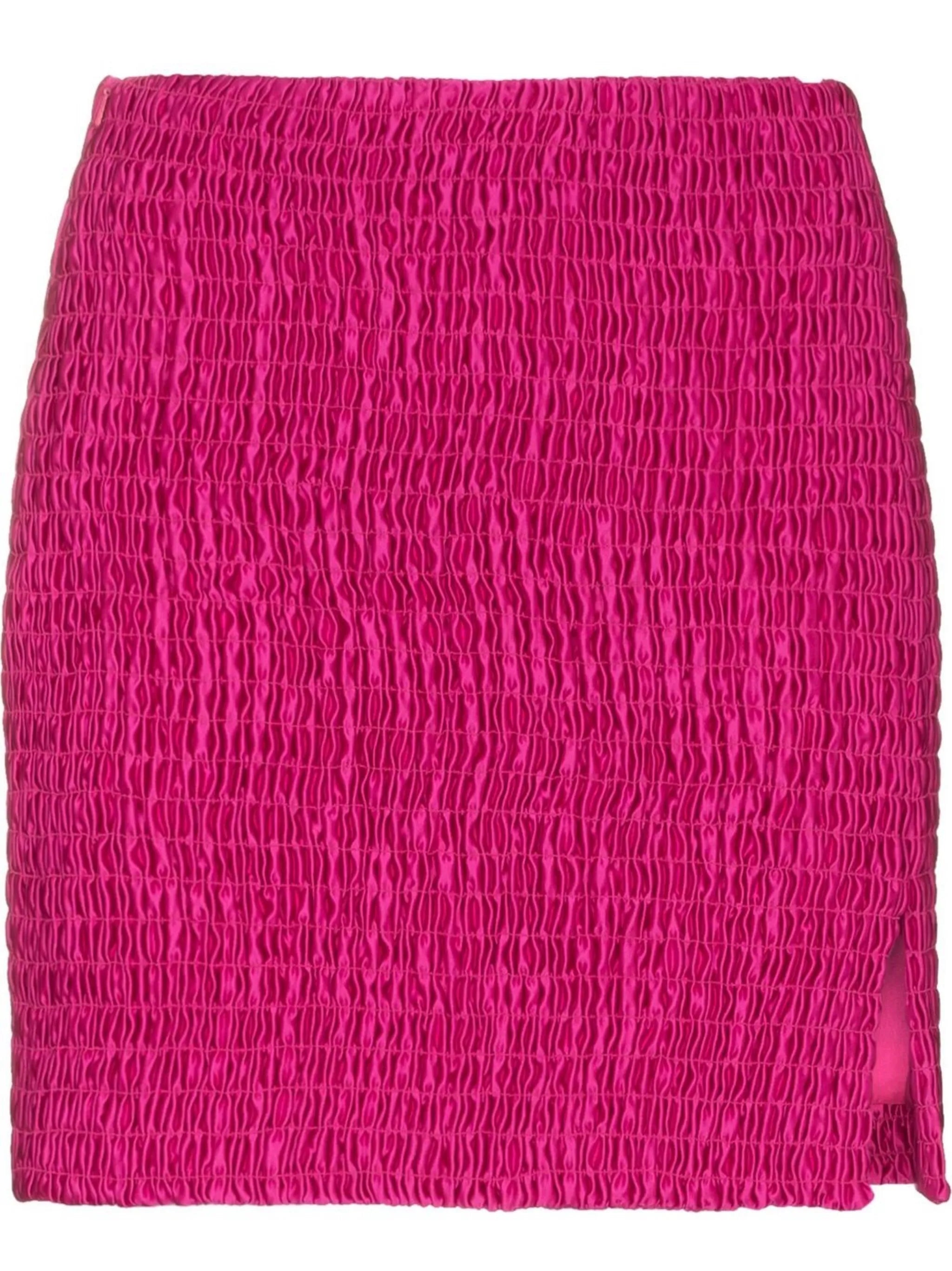 bias-cut mini skirt