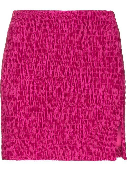 bias-cut mini skirt