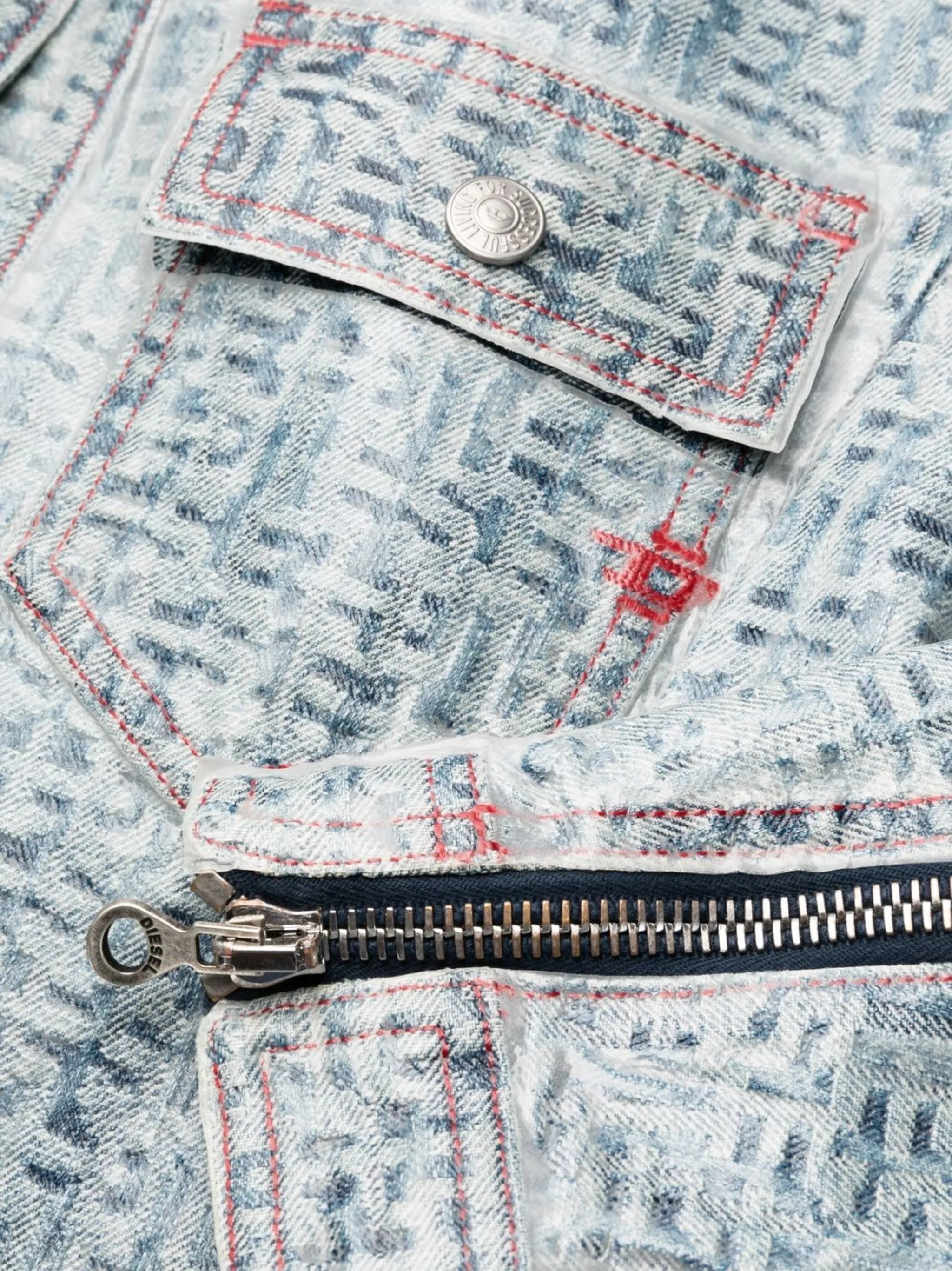 belted denim mini dress