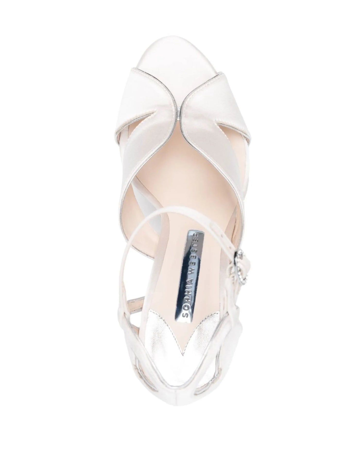 Rita 140mm satin platform sandals