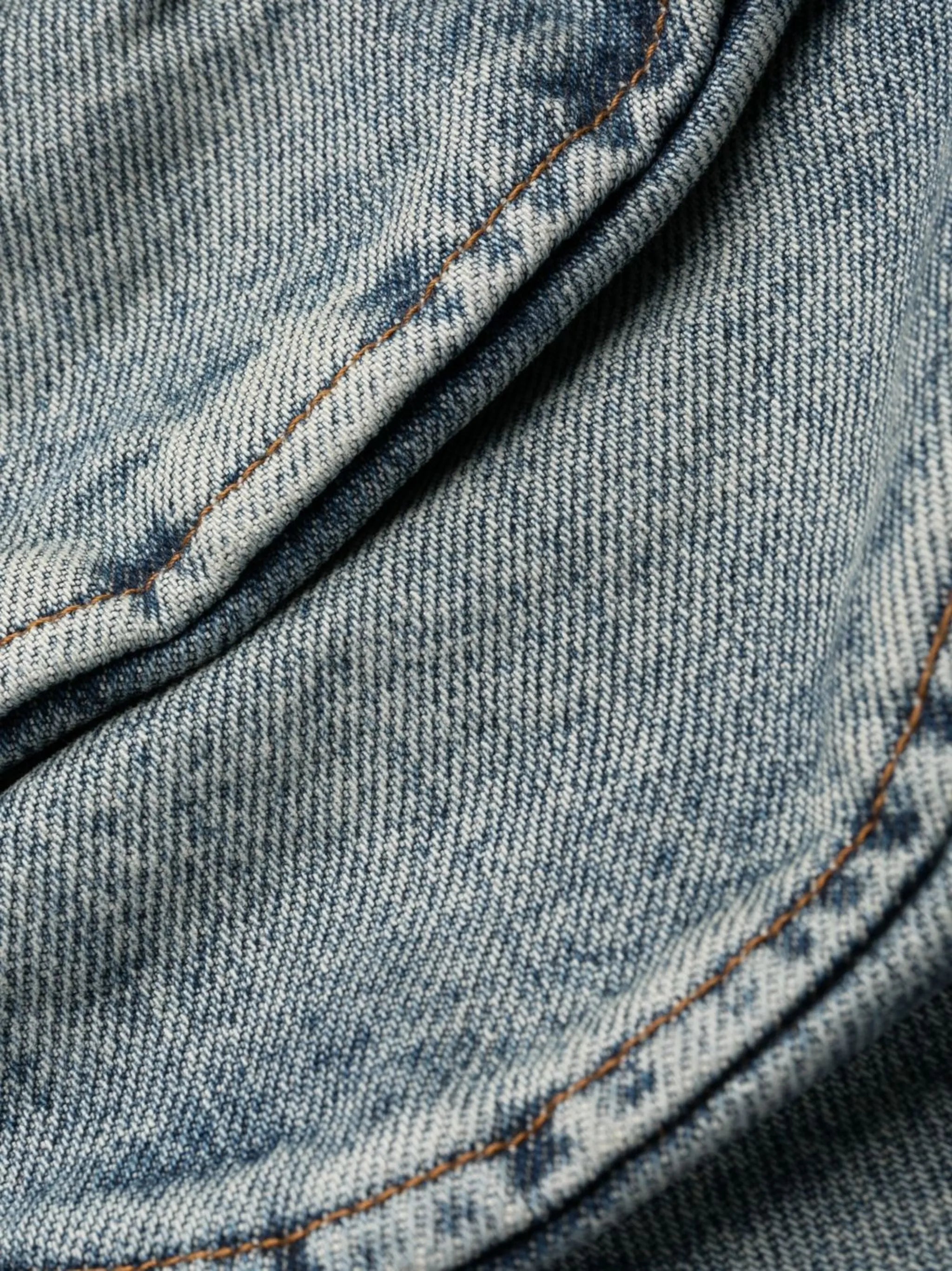 knee-pad zip-up jeans